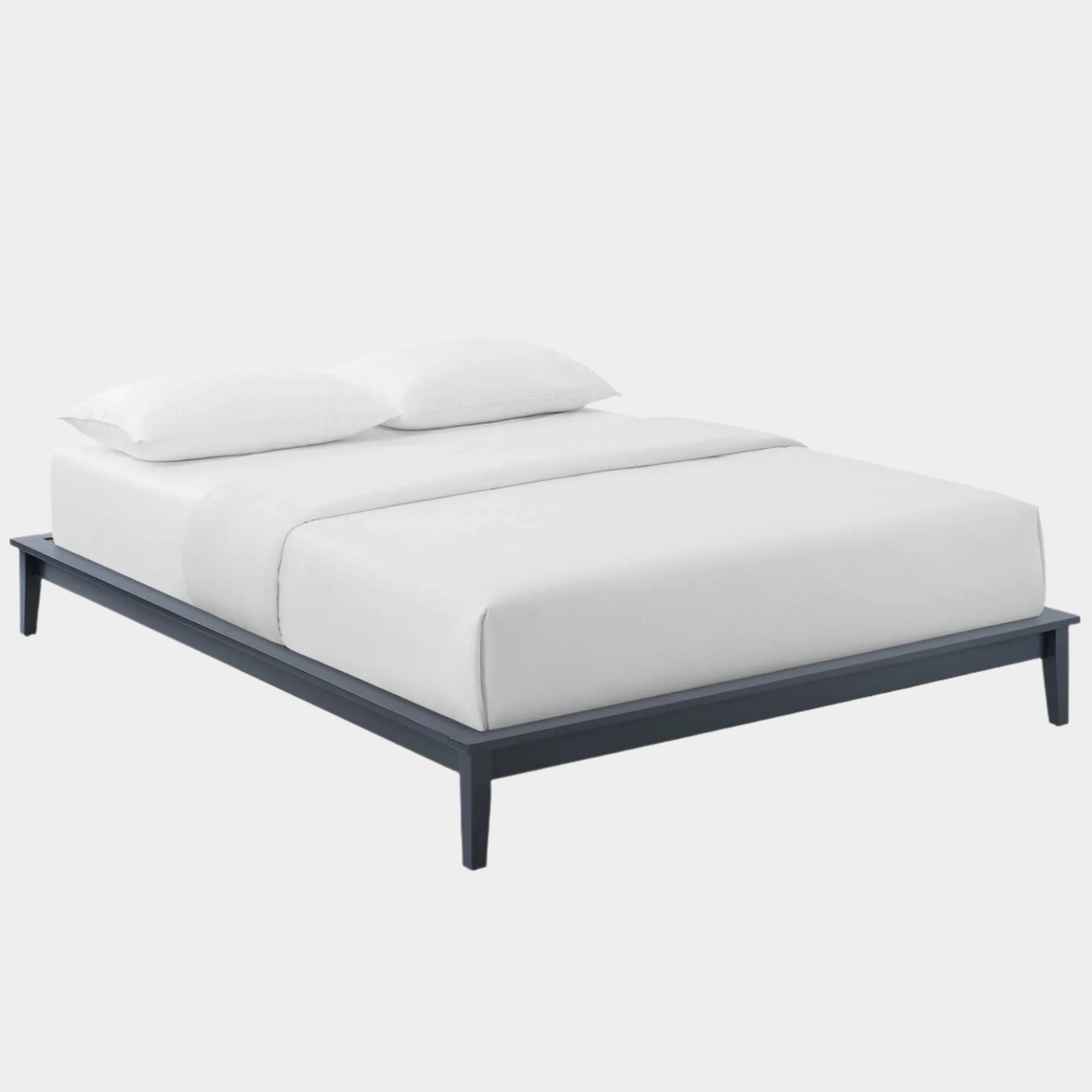 Lodge Wood Platform Bed Frame
