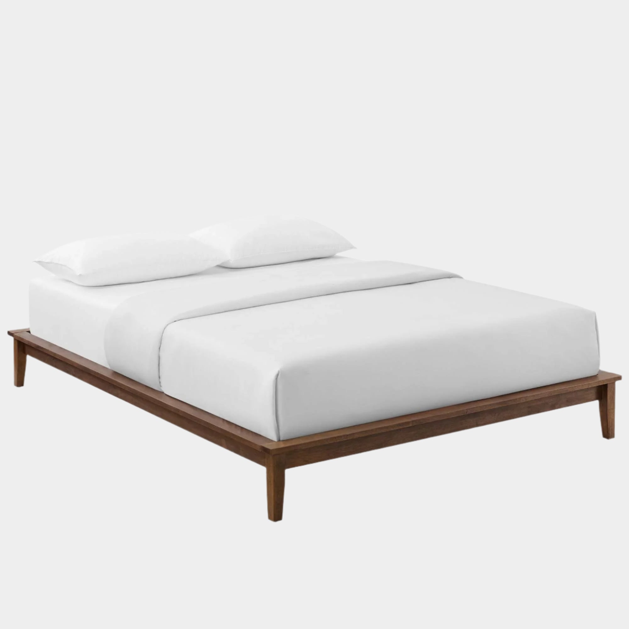 Lodge Wood Platform Bed Frame