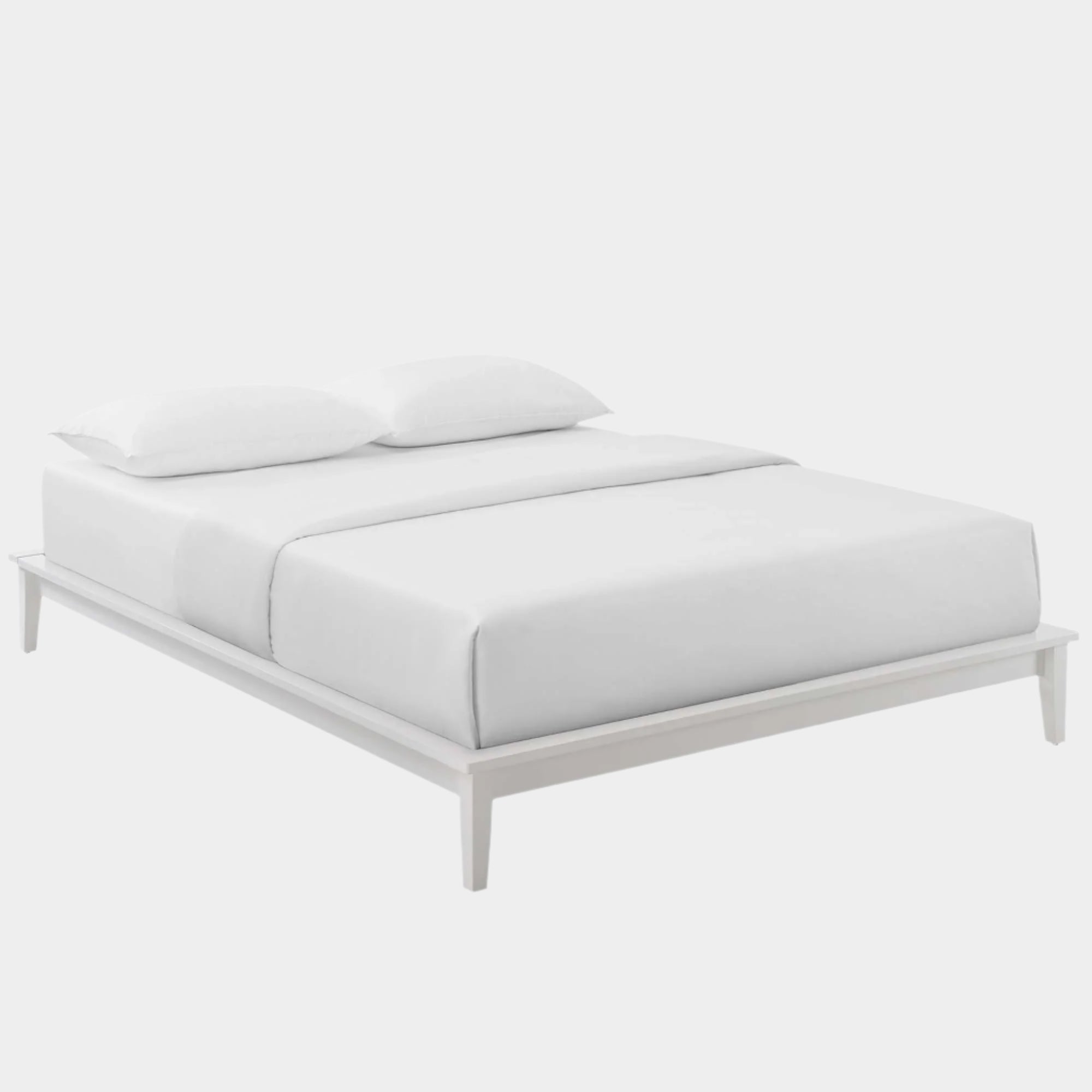 Lodge Wood Platform Bed Frame