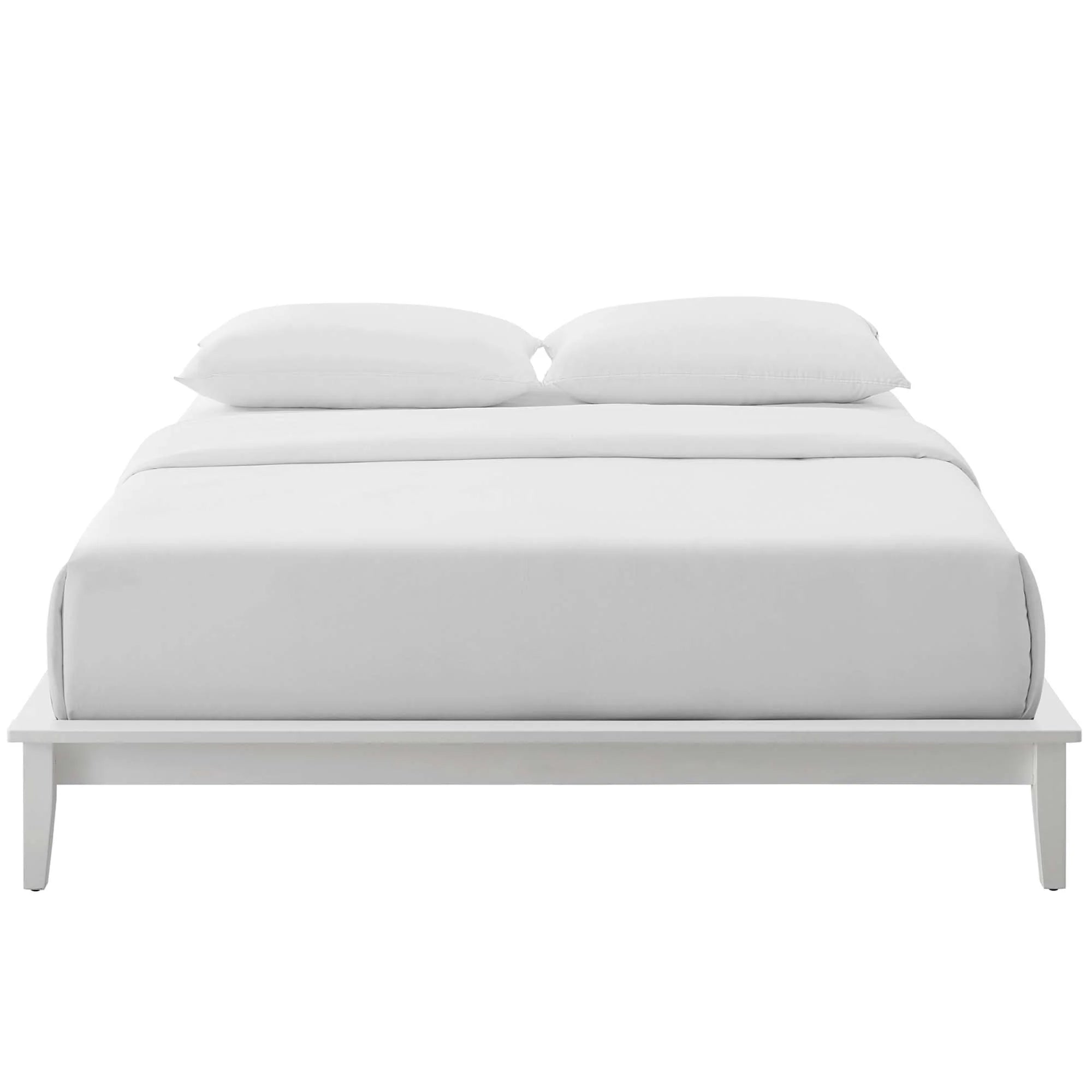 Lodge Wood Platform Bed Frame