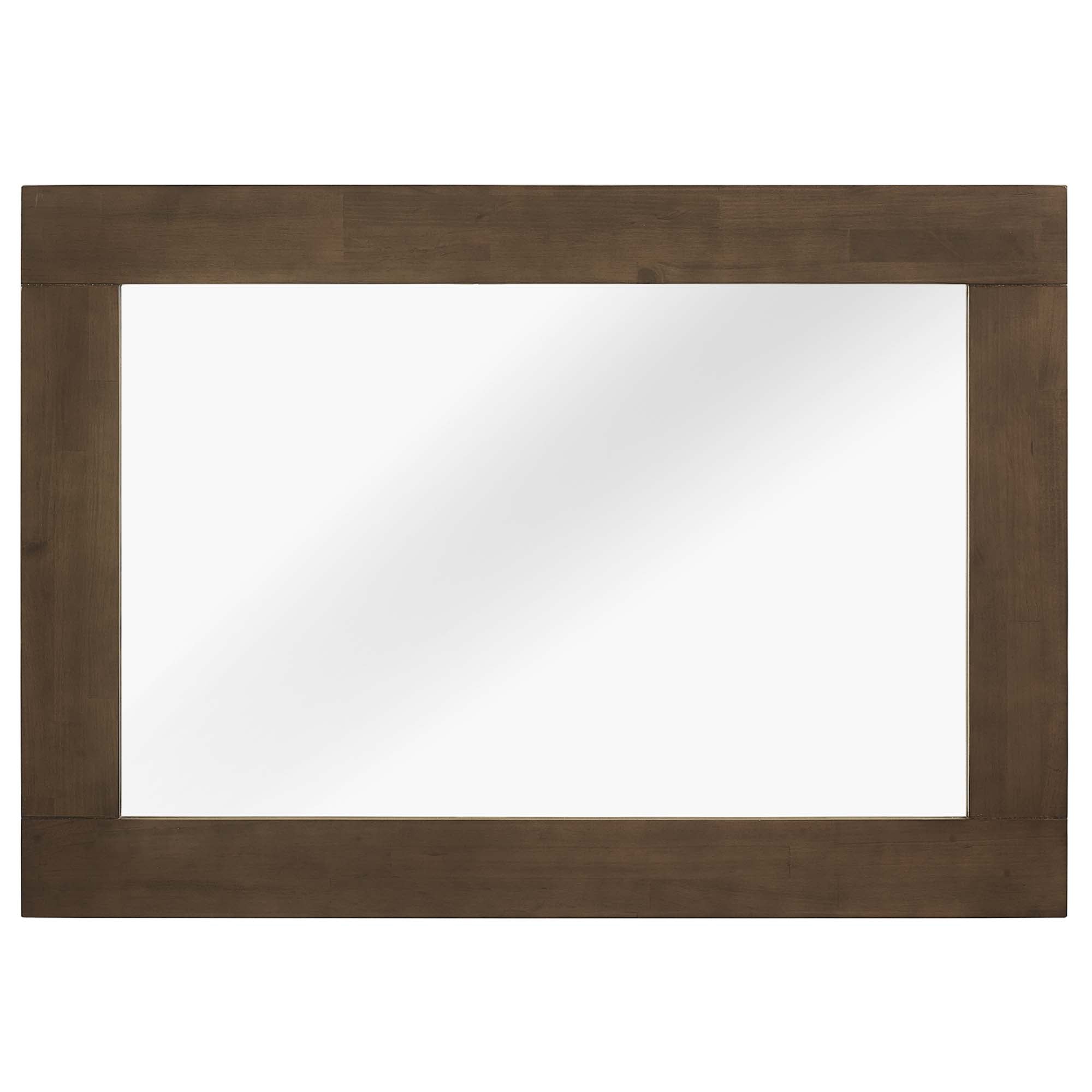 Miroir à cadre en bois Everly en noyer