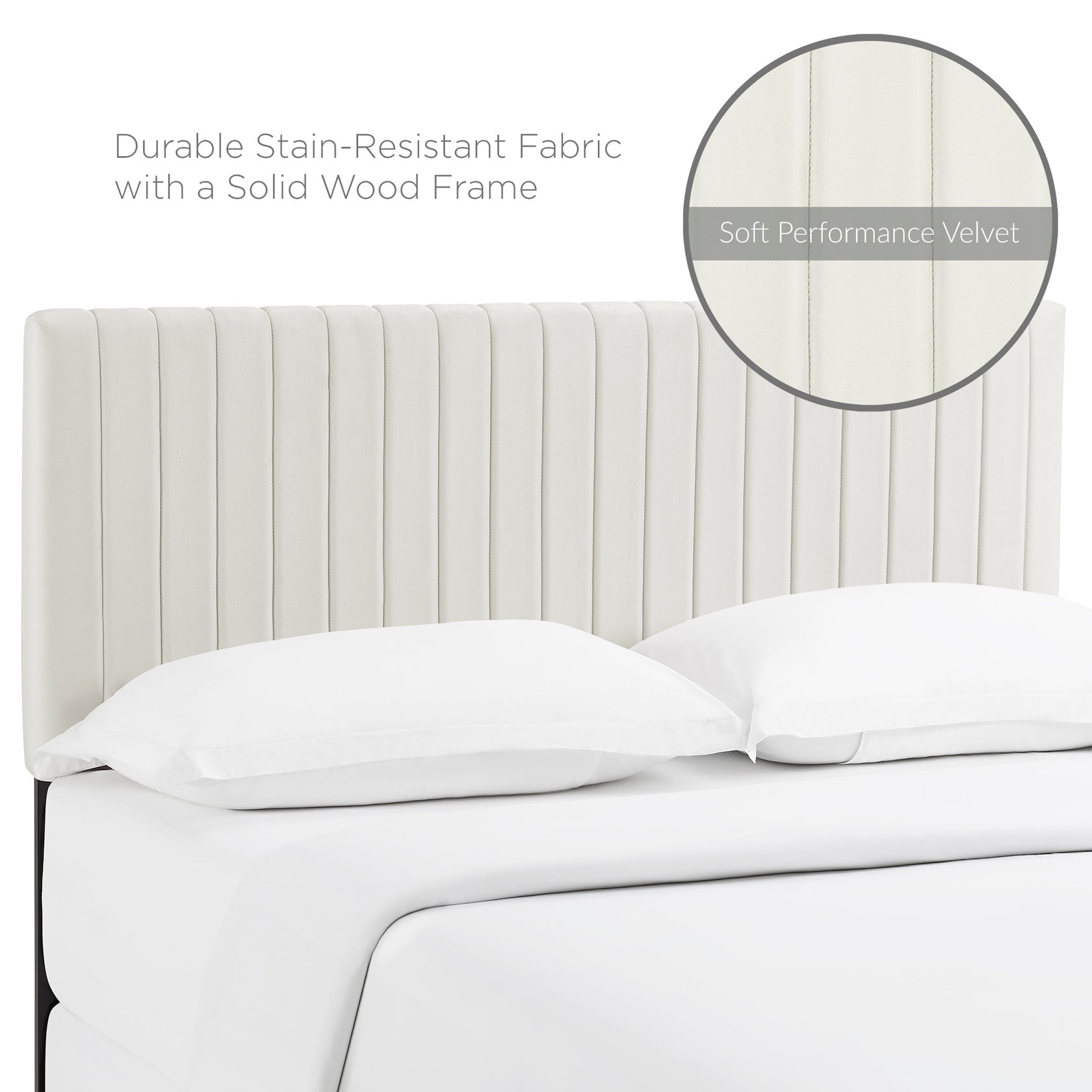Keira Performance Velvet Headboard