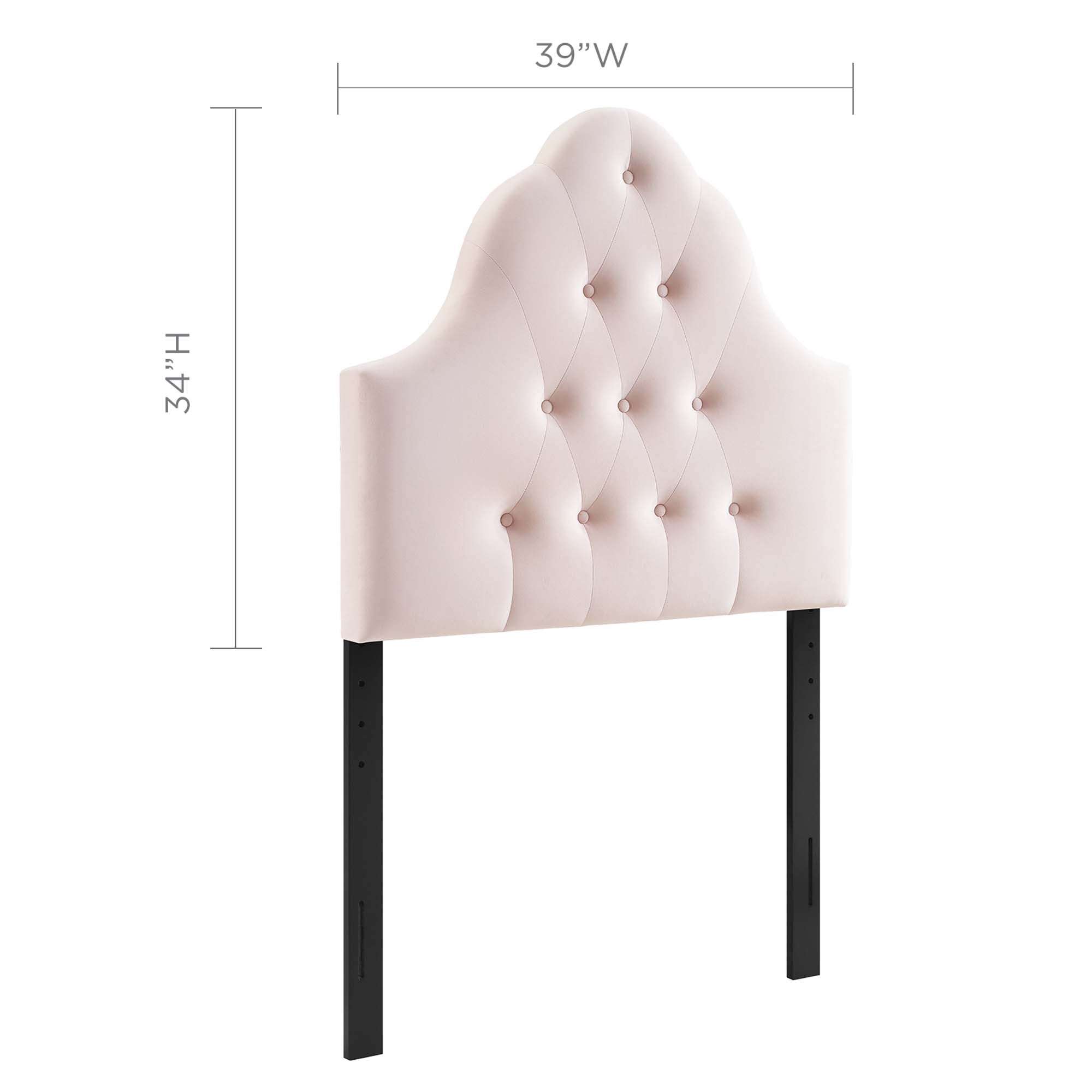 Sovereign Diamond Tufted Performance Velvet Headboard