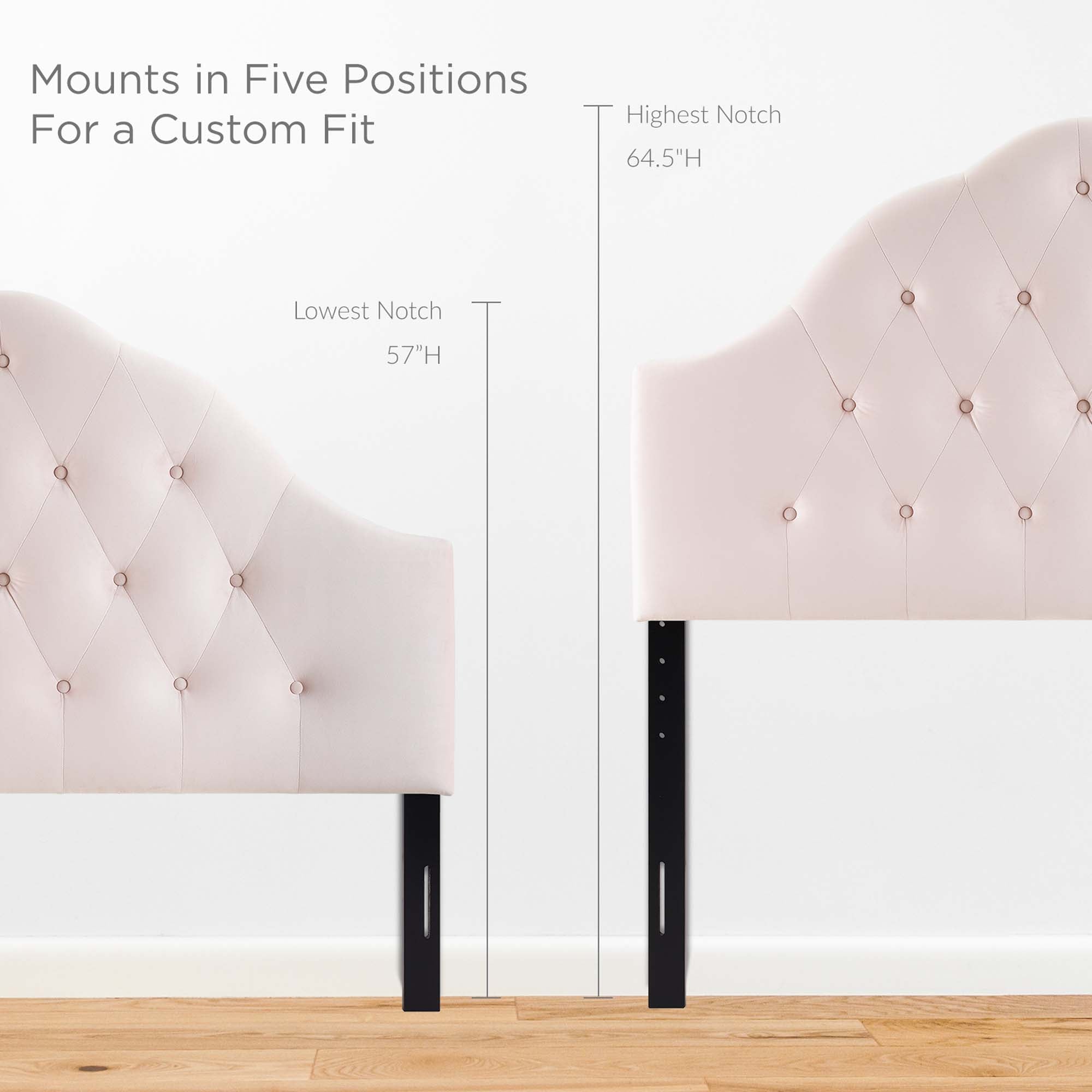 Sovereign Diamond Tufted Performance Velvet Headboard