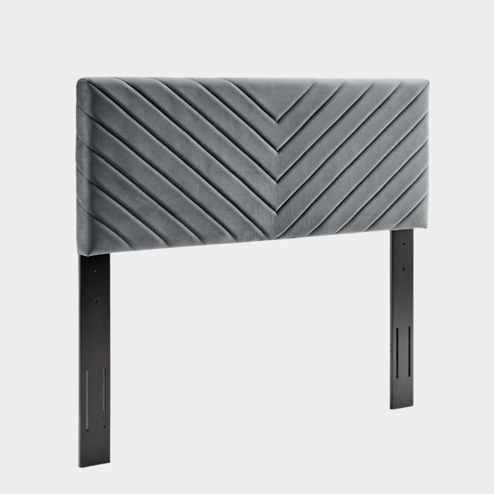 Alyson Angular Channel Tufted Performance Velvet Headboard