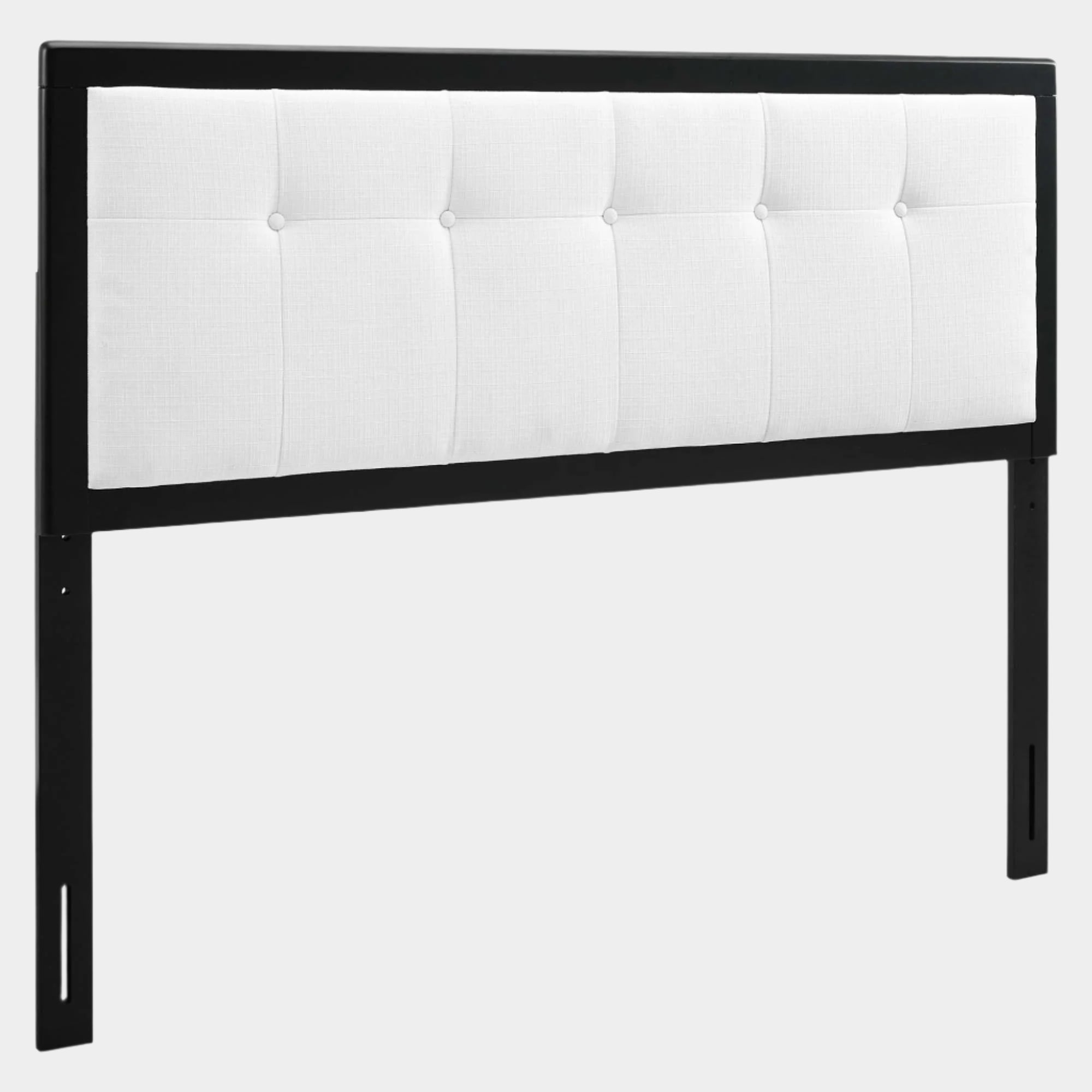 Draper Tufted Fabric and Wood Headboard