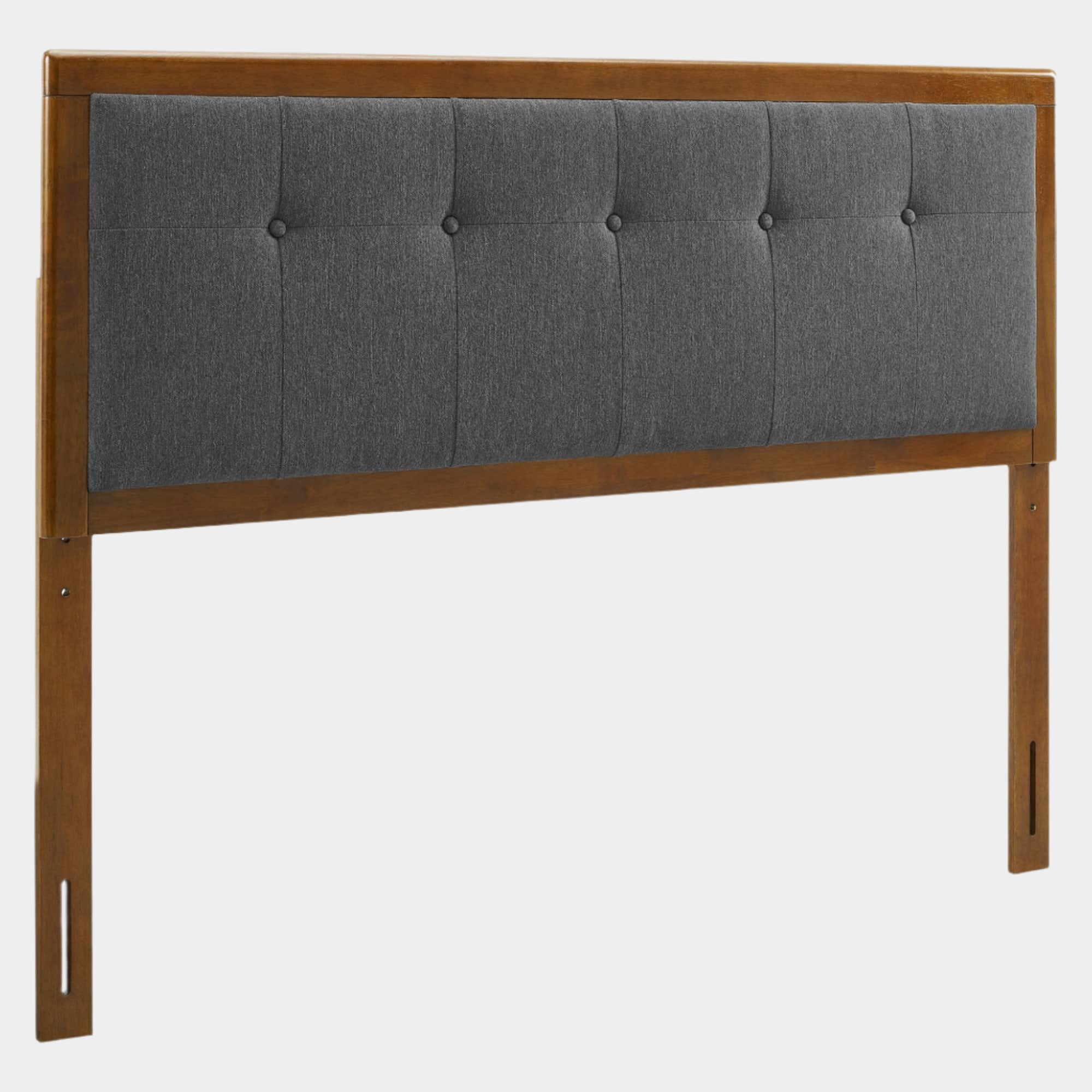 Draper Tufted Fabric and Wood Headboard
