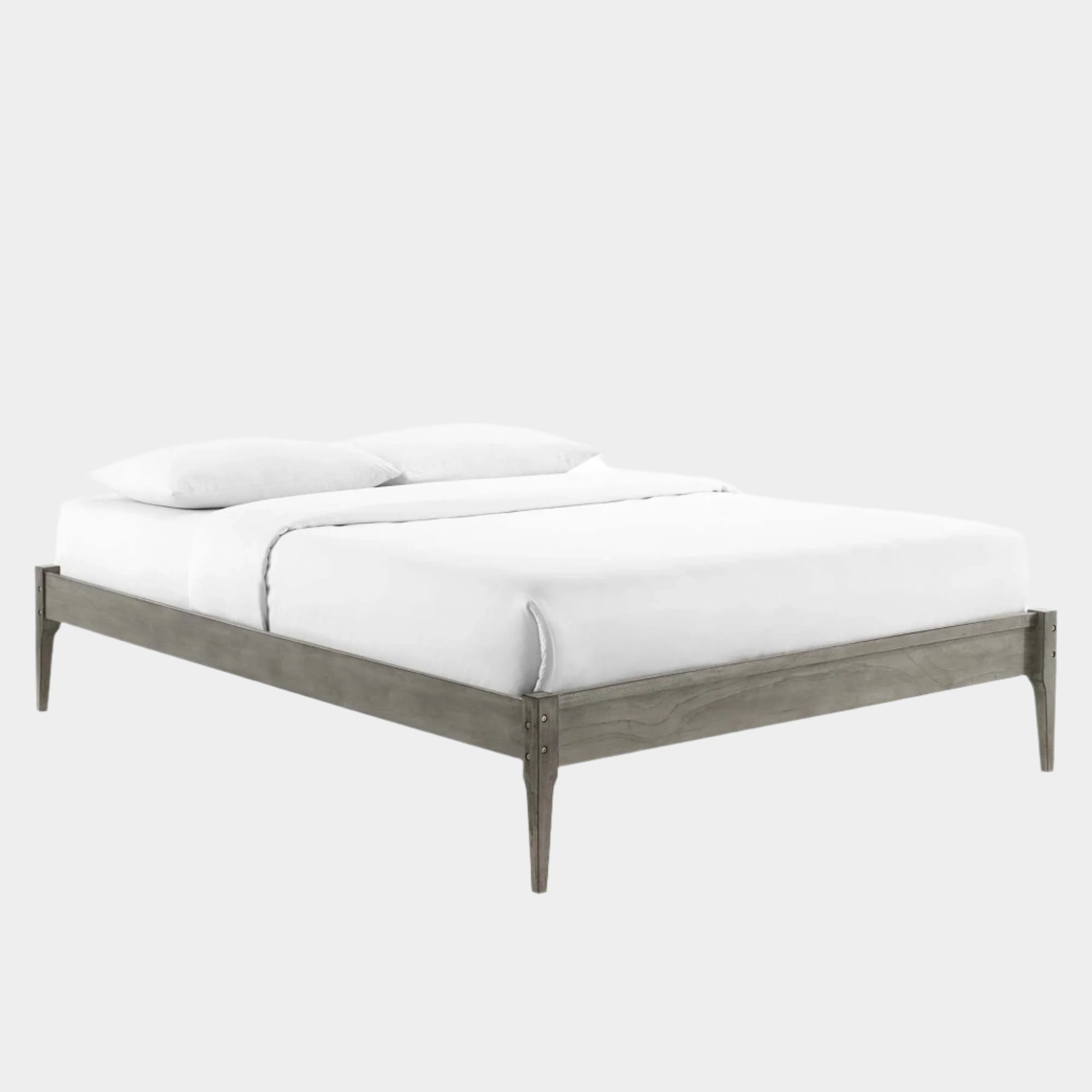 June Wood Platform Bed Frame