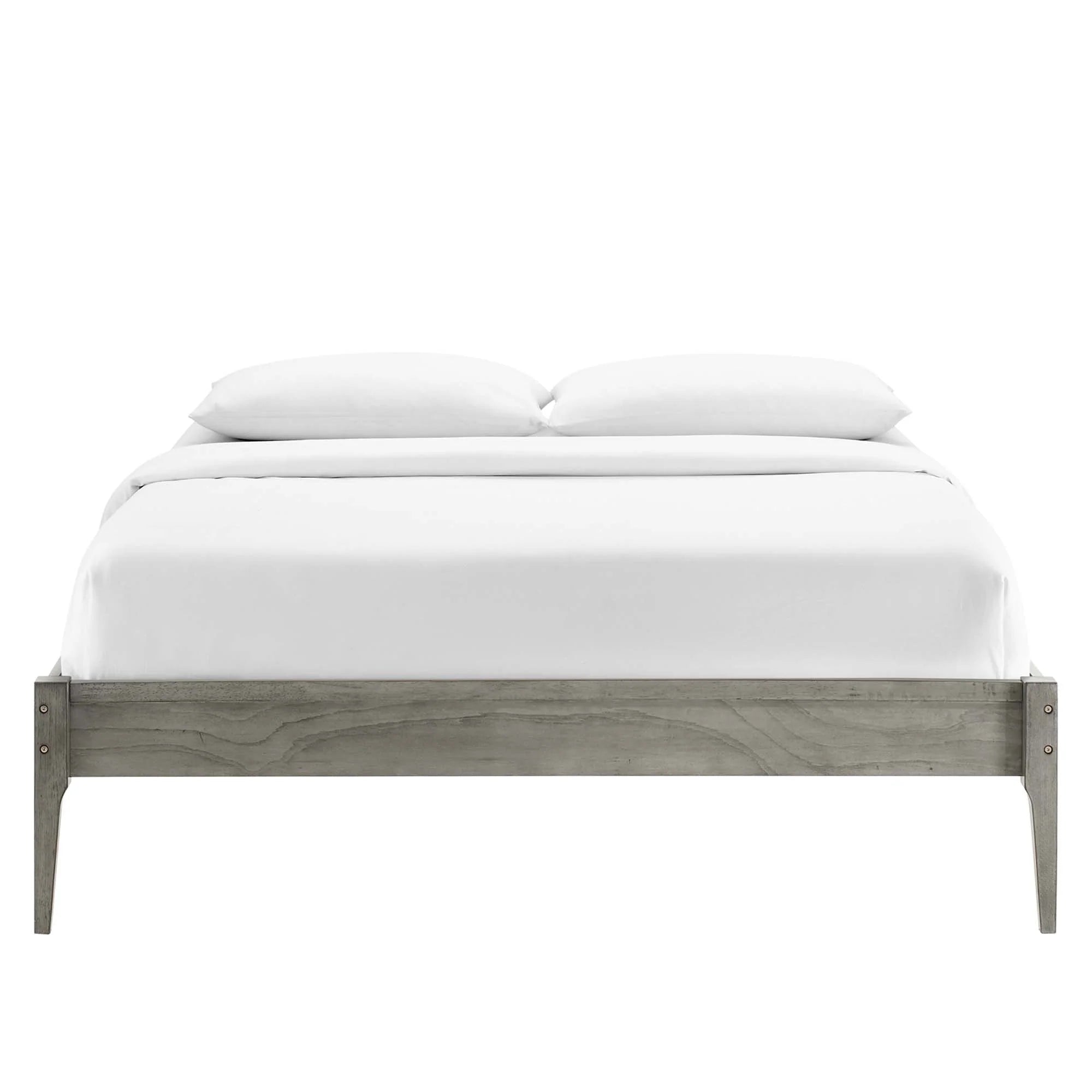 June Wood Platform Bed Frame