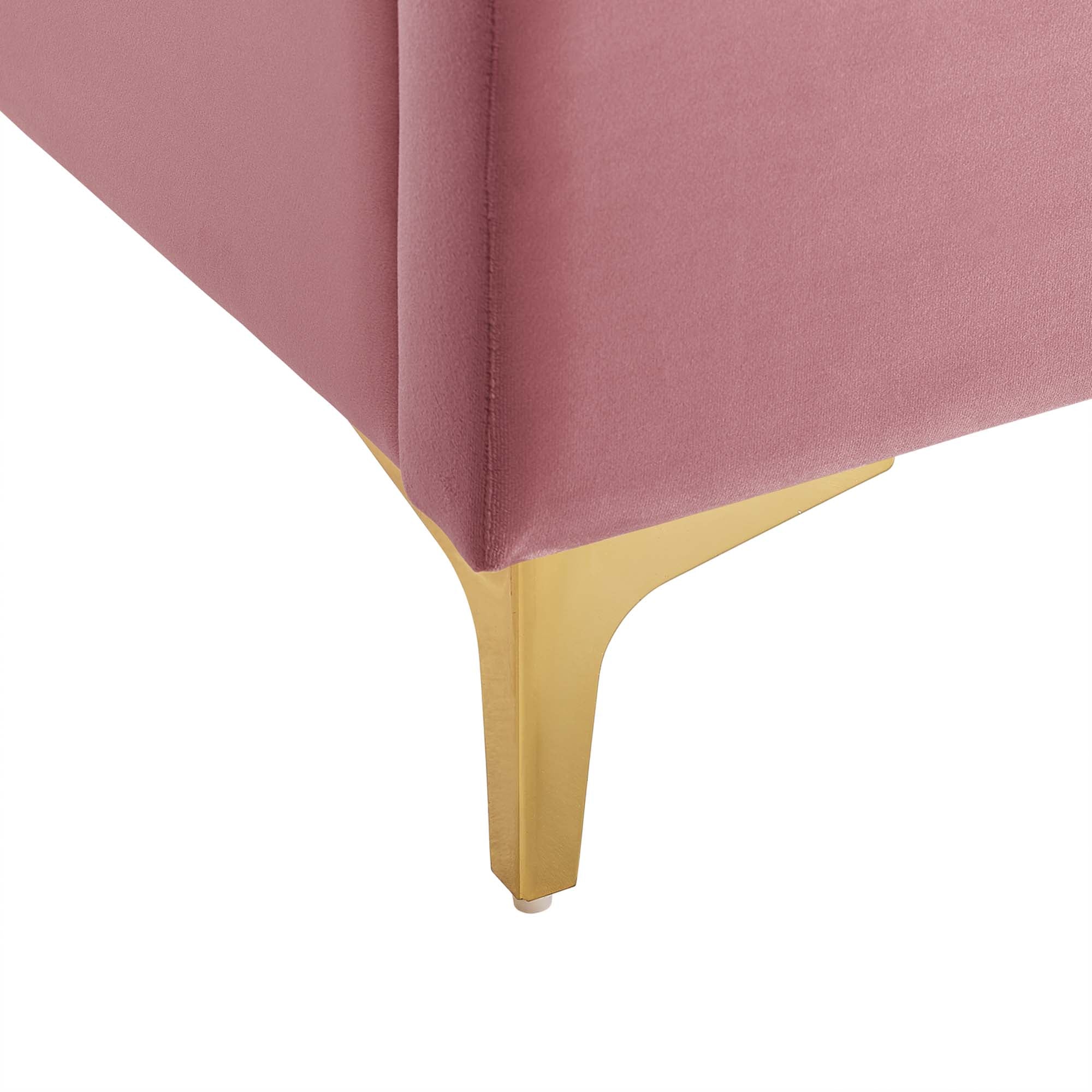Olivia Performance Velvet Platform Bed