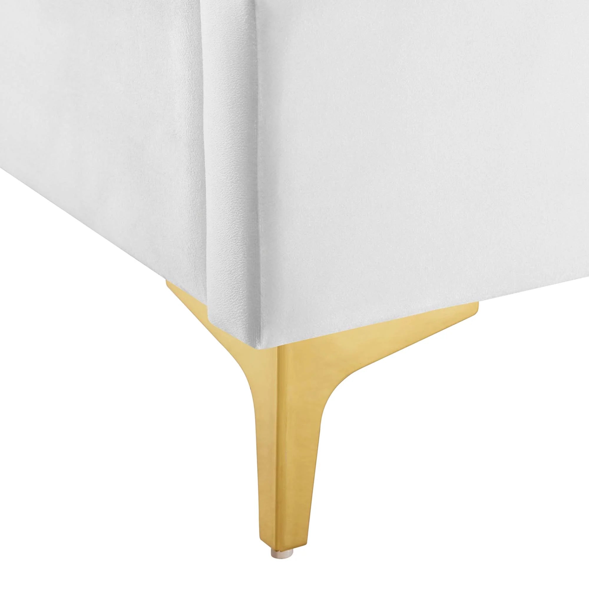 Olivia Performance Velvet Platform Bed