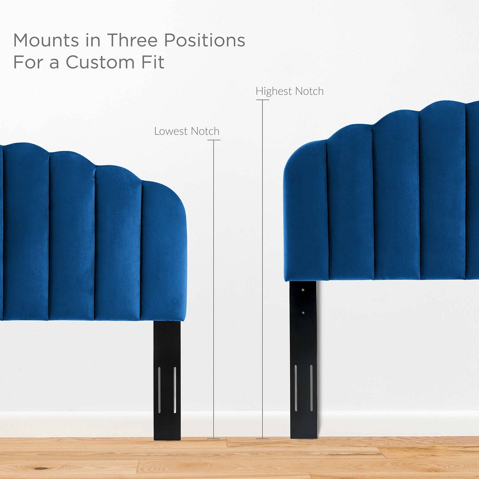 Fauteuil de salon en velours Ponder Performance