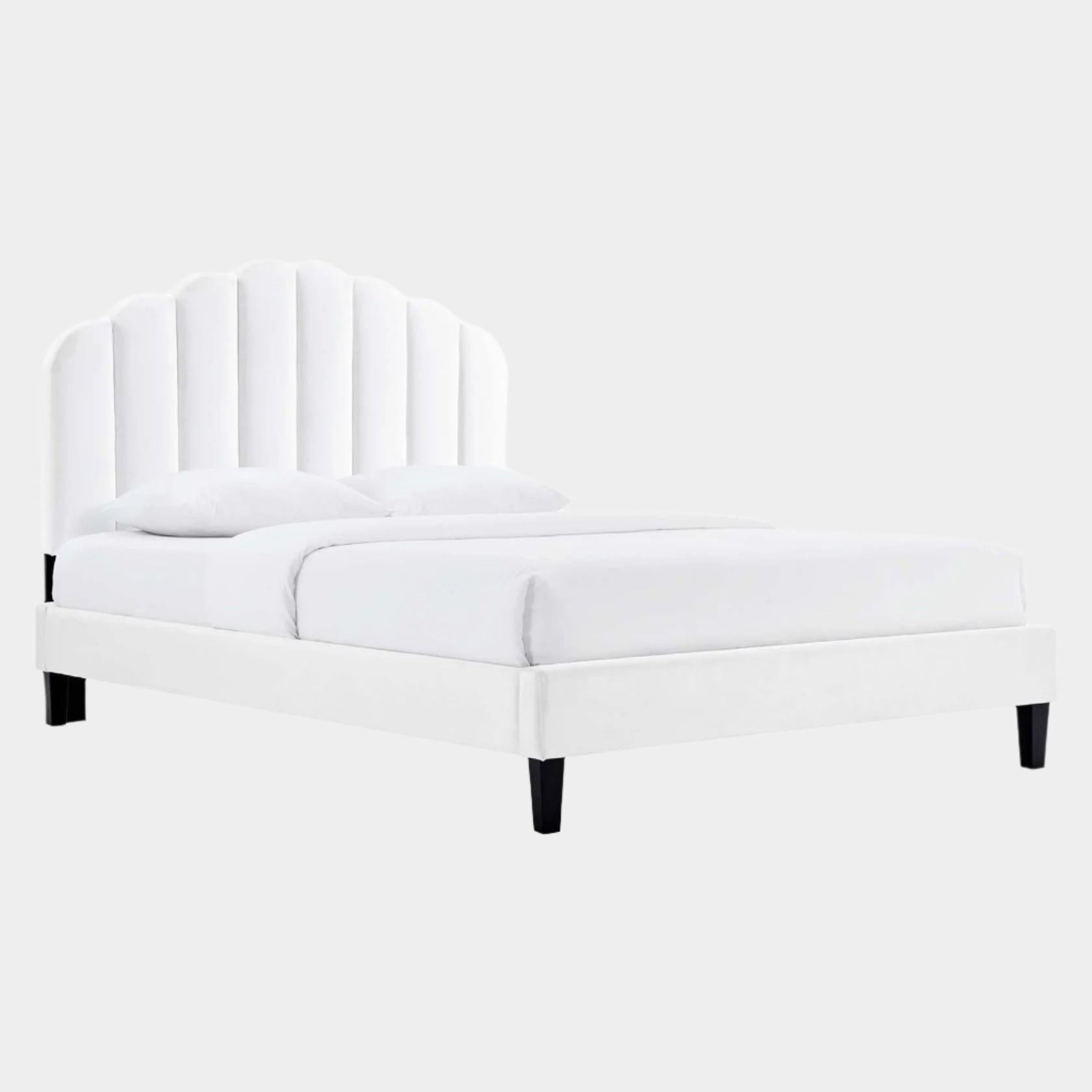 Fauteuil de salon en velours Ponder Performance