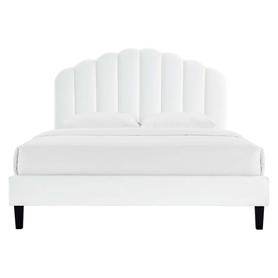 Fauteuil de salon en velours Ponder Performance