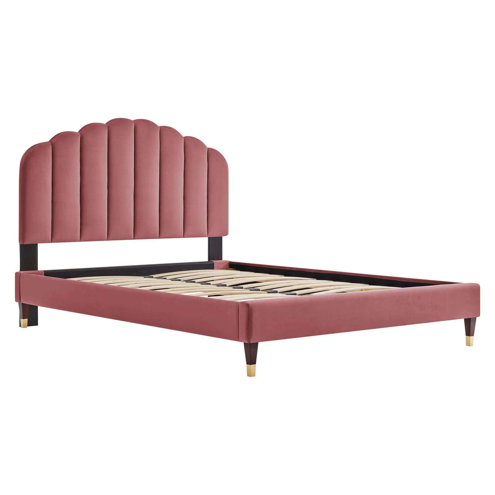Fauteuil de salon en velours Ponder Performance