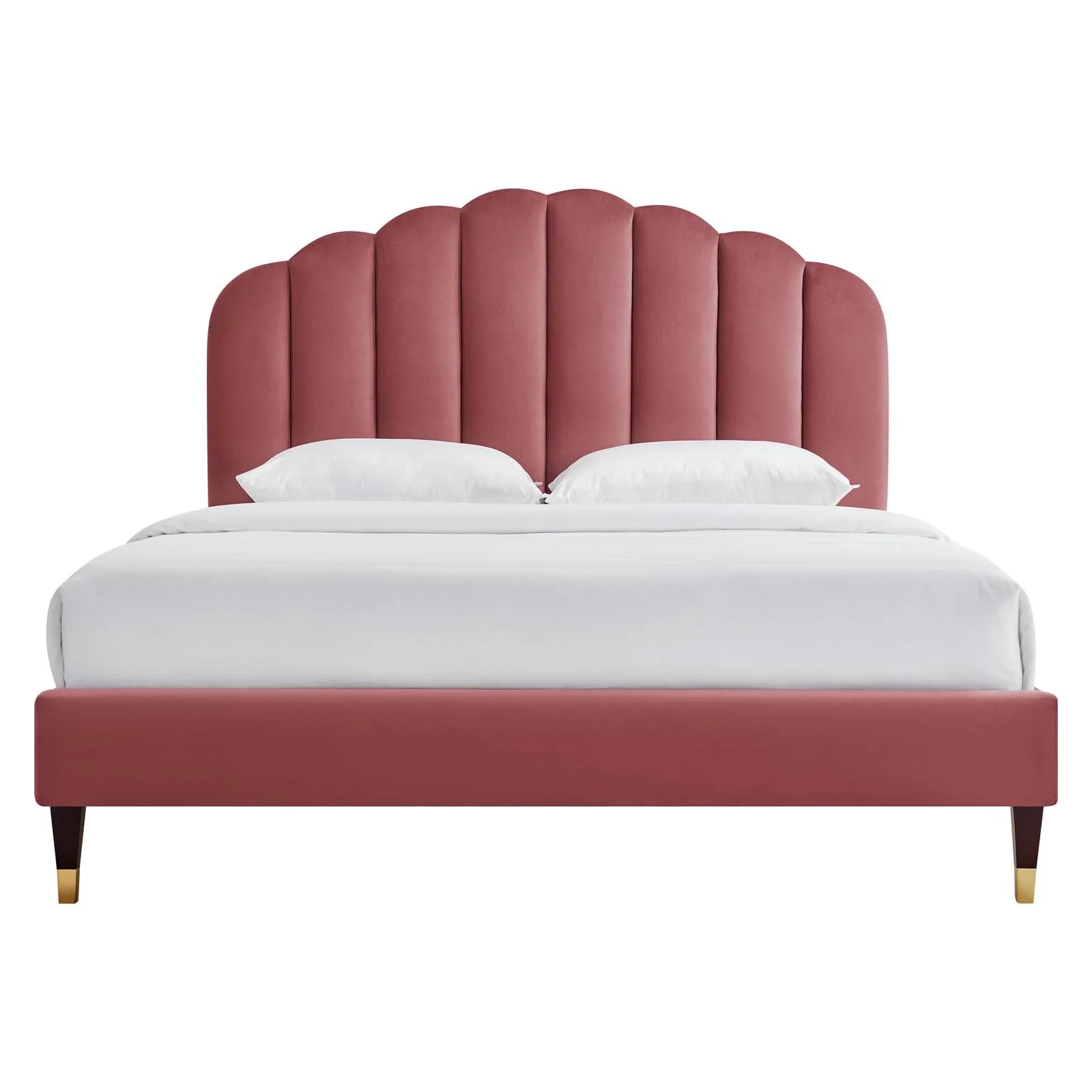 Fauteuil de salon en velours Ponder Performance