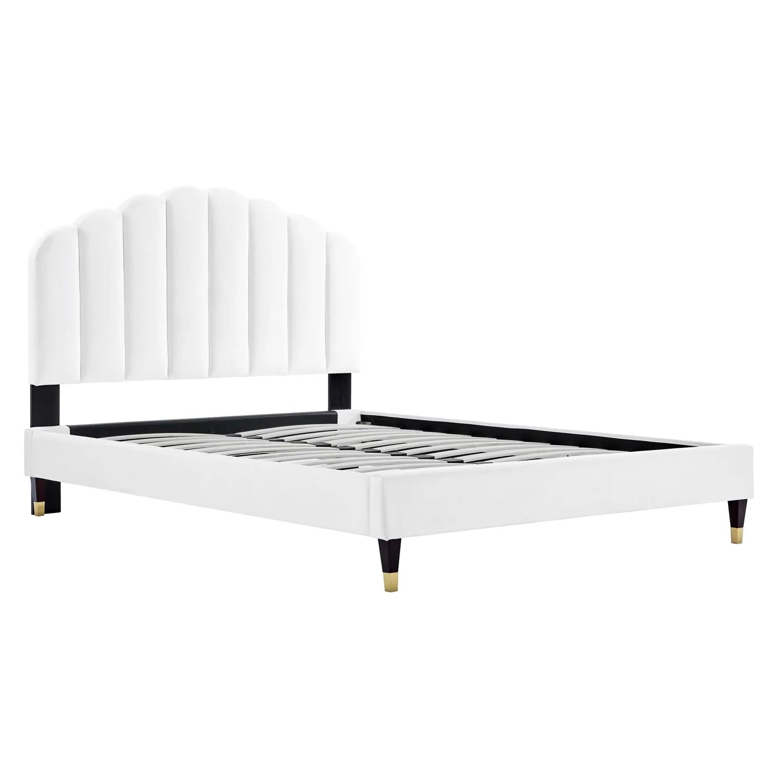 Fauteuil de salon en velours Ponder Performance