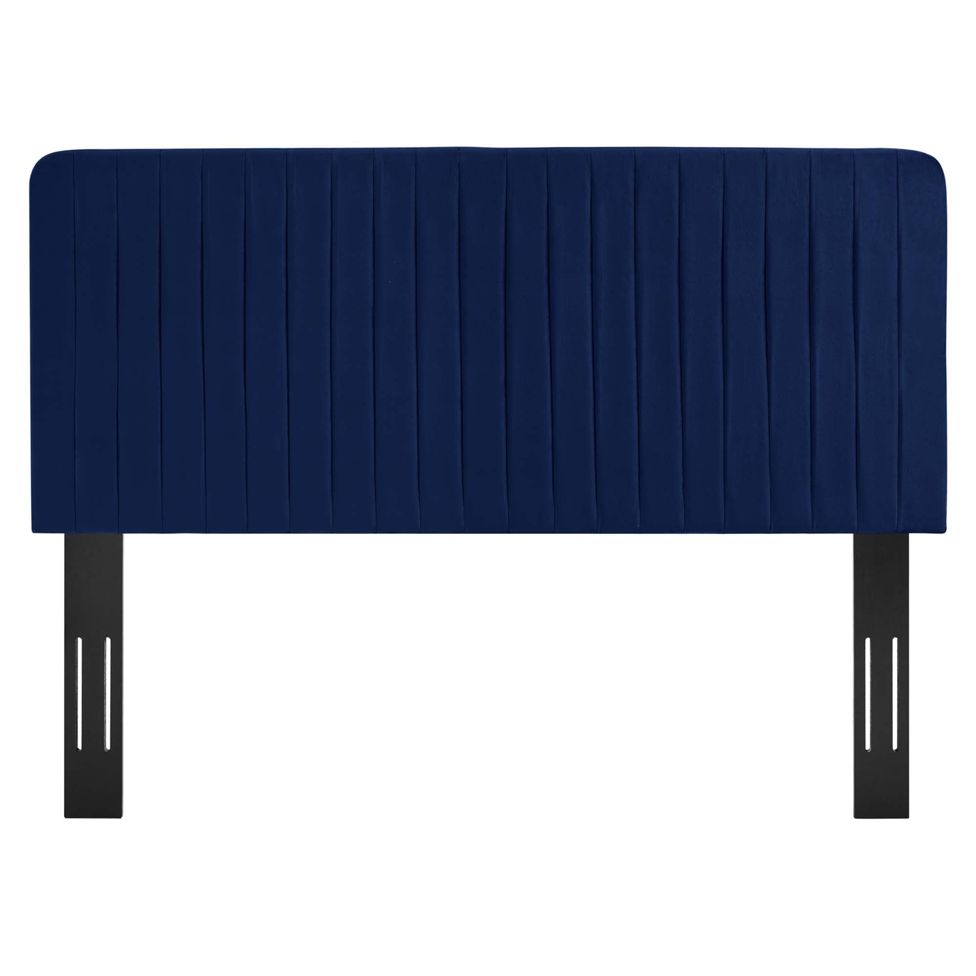 Milenna Channel Tufted Performance Velvet Headboard