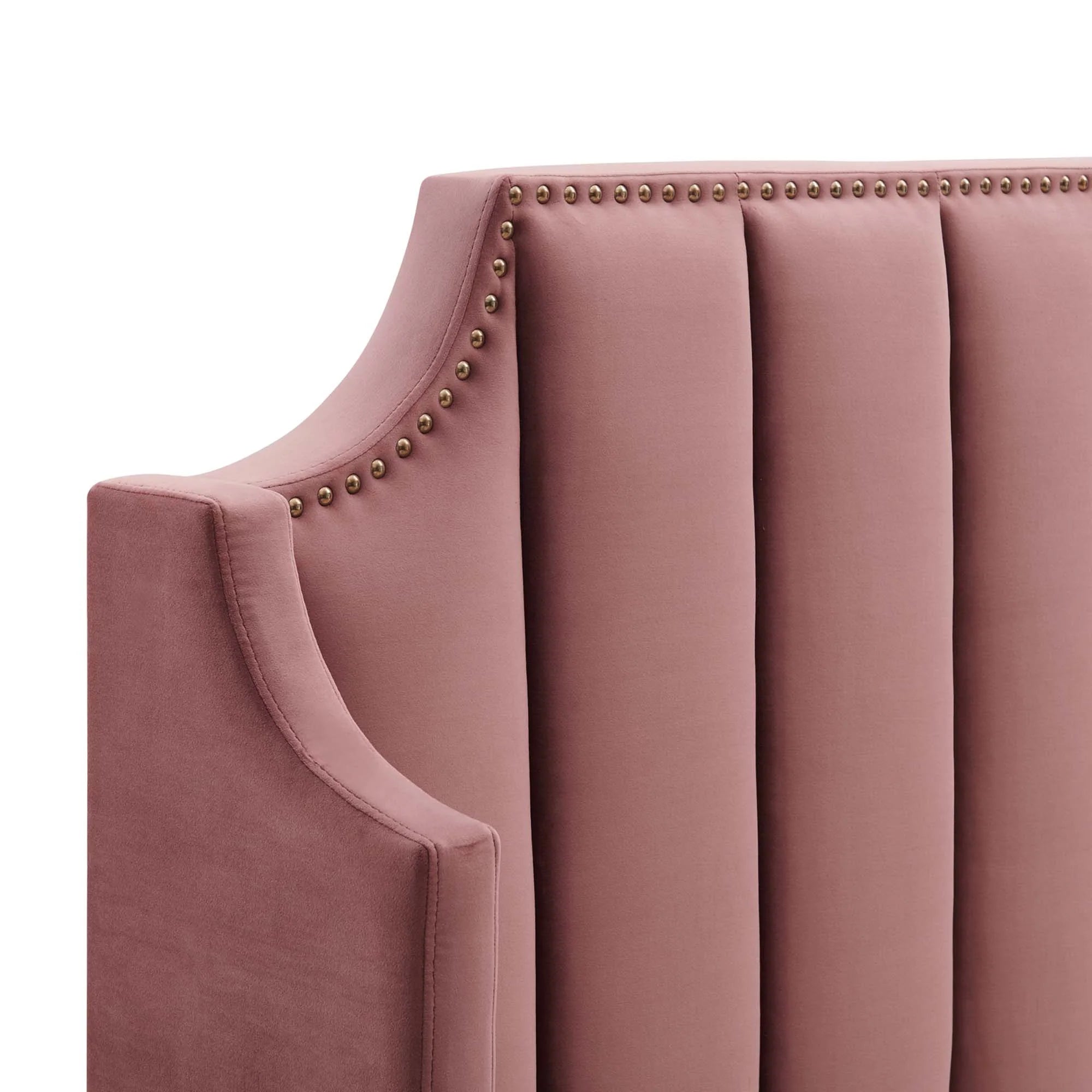 Fauteuil de salon en velours Ponder Performance