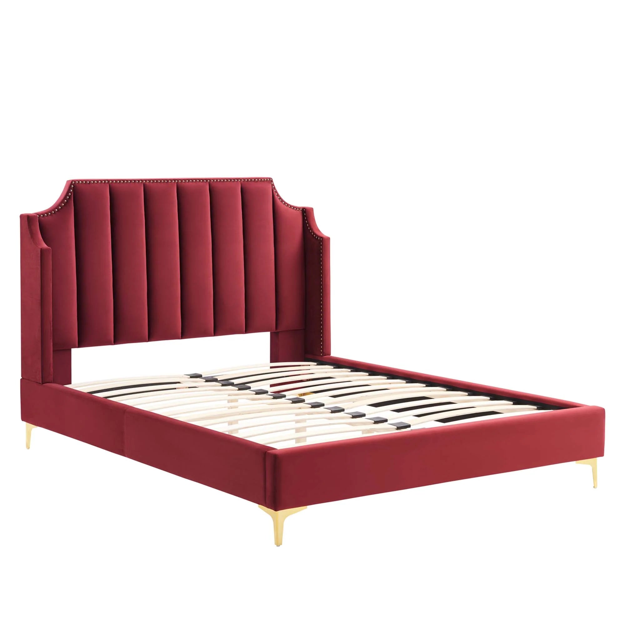 Fauteuil de salon en velours Ponder Performance