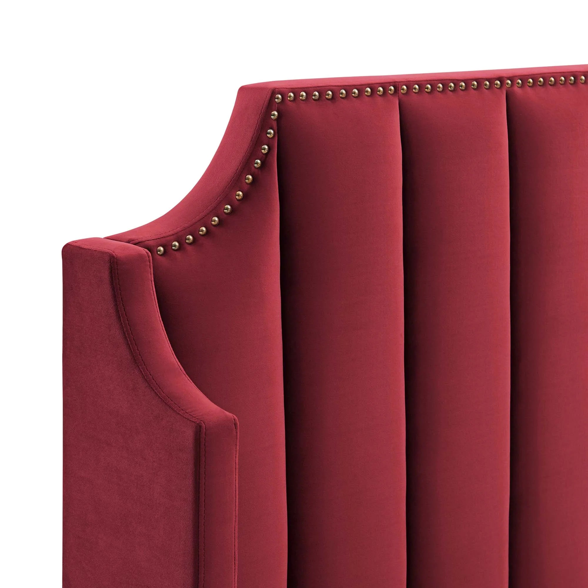 Fauteuil de salon en velours Ponder Performance