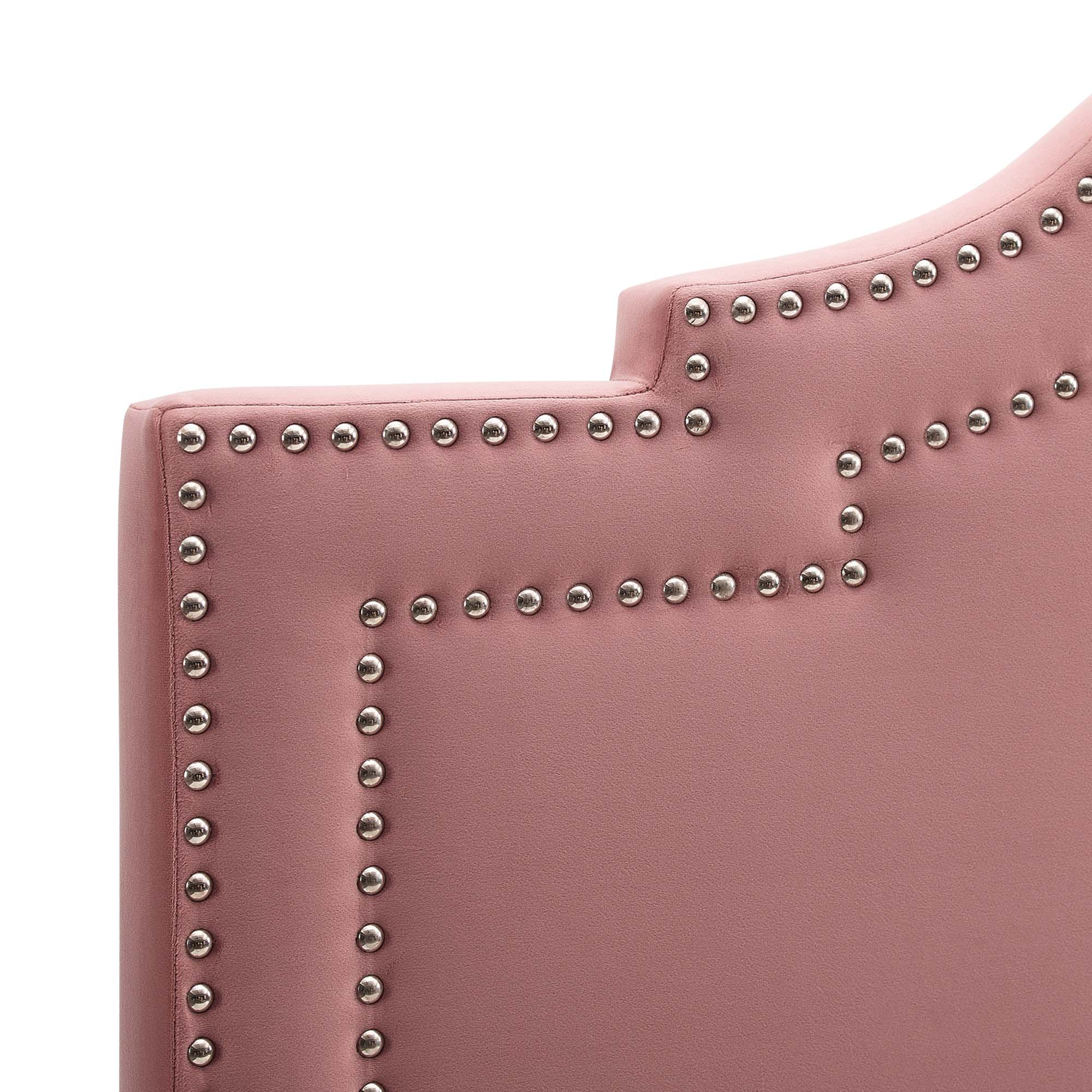 Fauteuil de salon en velours Ponder Performance