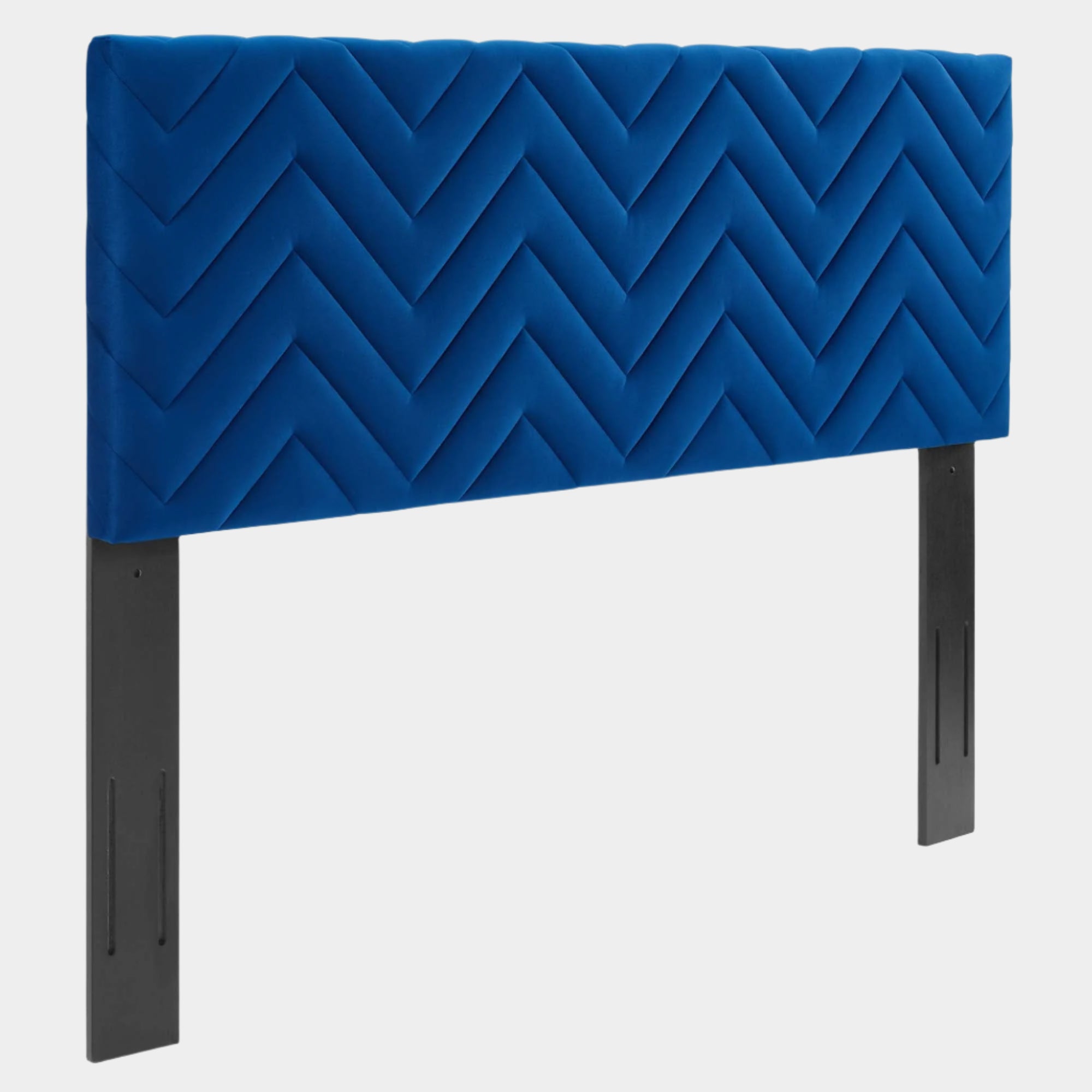 Mercy Chevron Tufted Performance Velvet Headboard