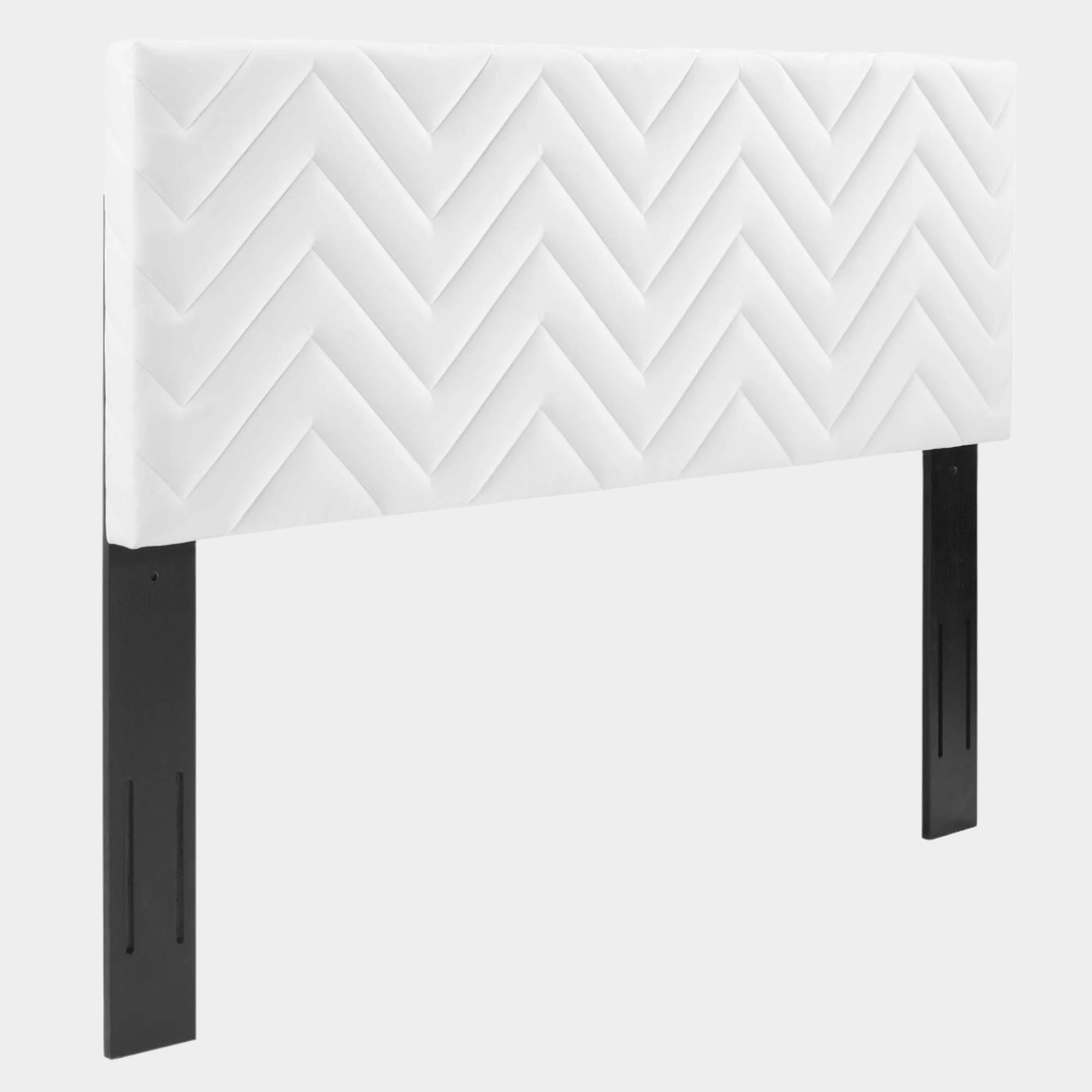 Mercy Chevron Tufted Performance Velvet Headboard