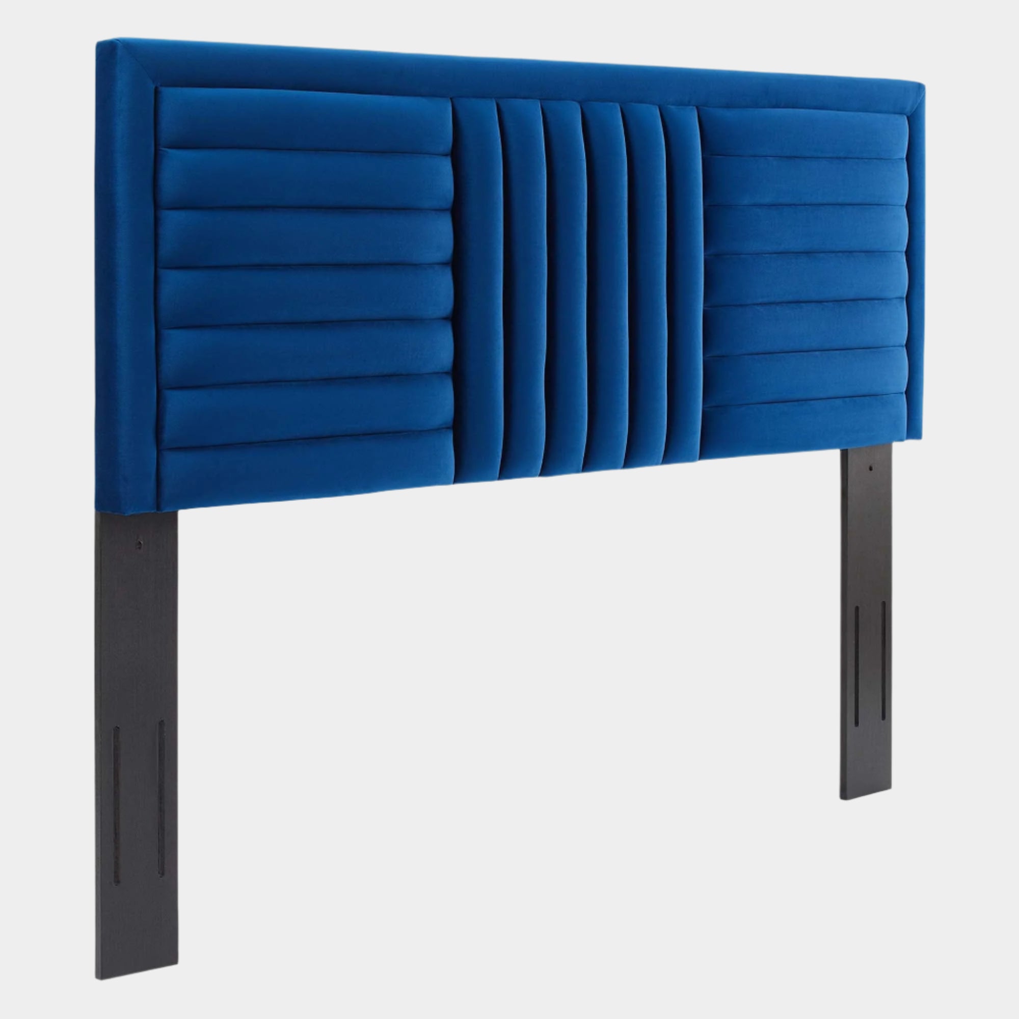 Believe Channel Tufted Performance Velvet Headboard