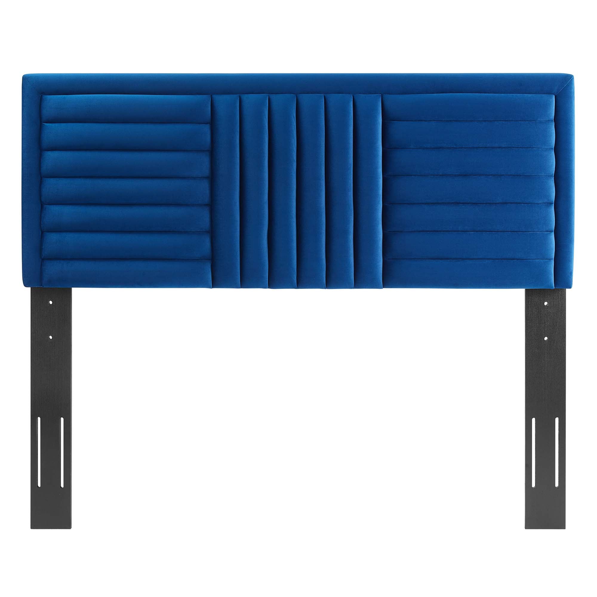 Believe Channel Tufted Performance Velvet Headboard