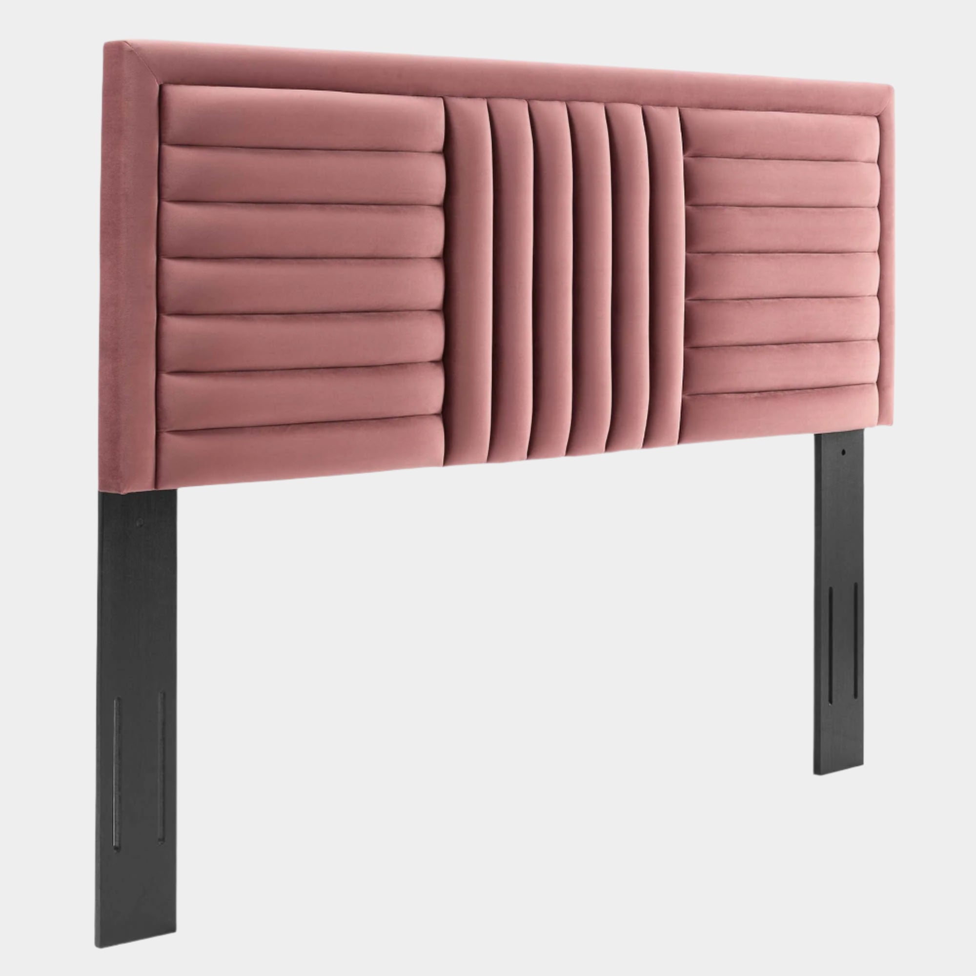 Believe Channel Tufted Performance Velvet Headboard