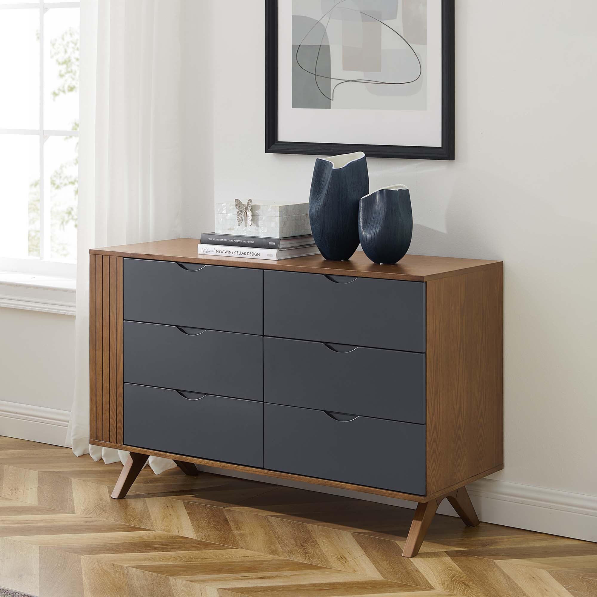 Dylan Dresser in Walnut Gray