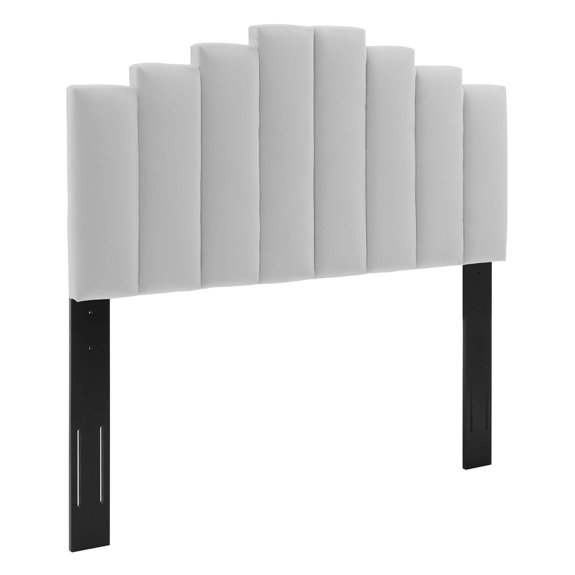 Fauteuil de salon en velours Ponder Performance