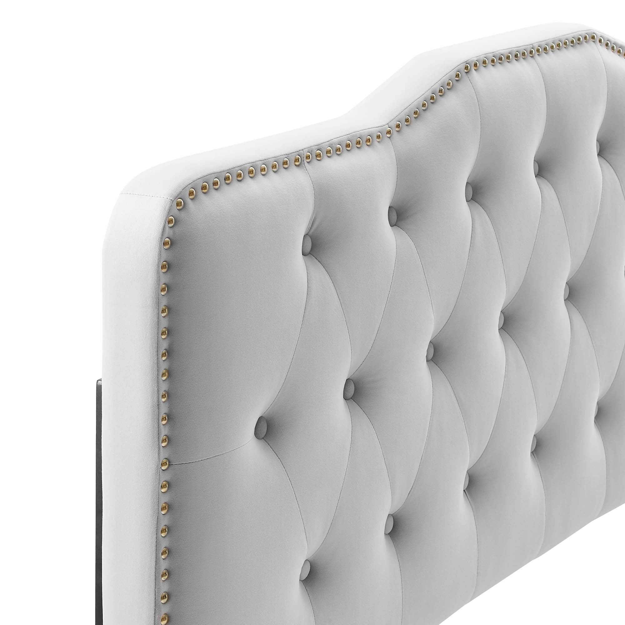 Fauteuil de salon en velours Ponder Performance