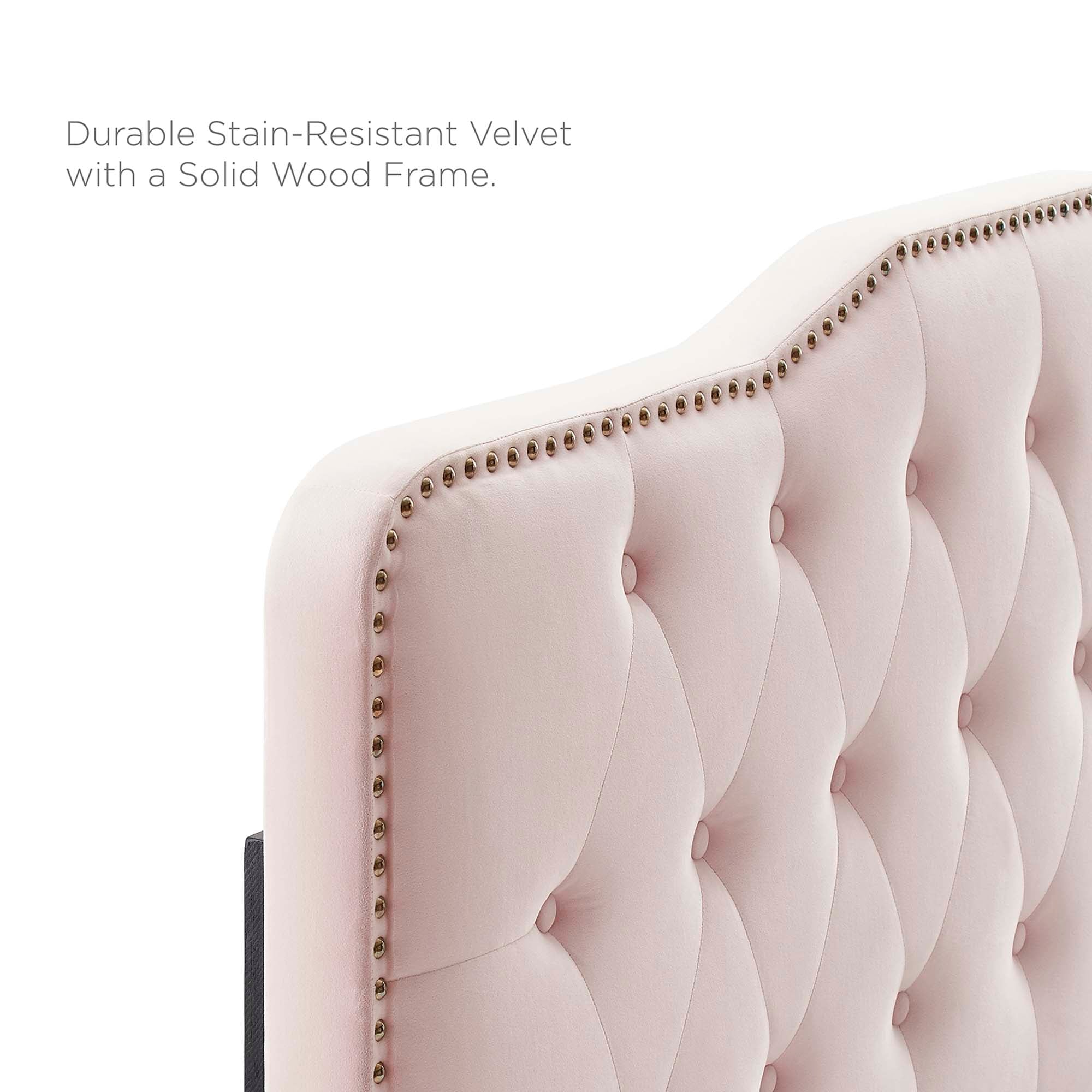 Fauteuil de salon en velours Ponder Performance