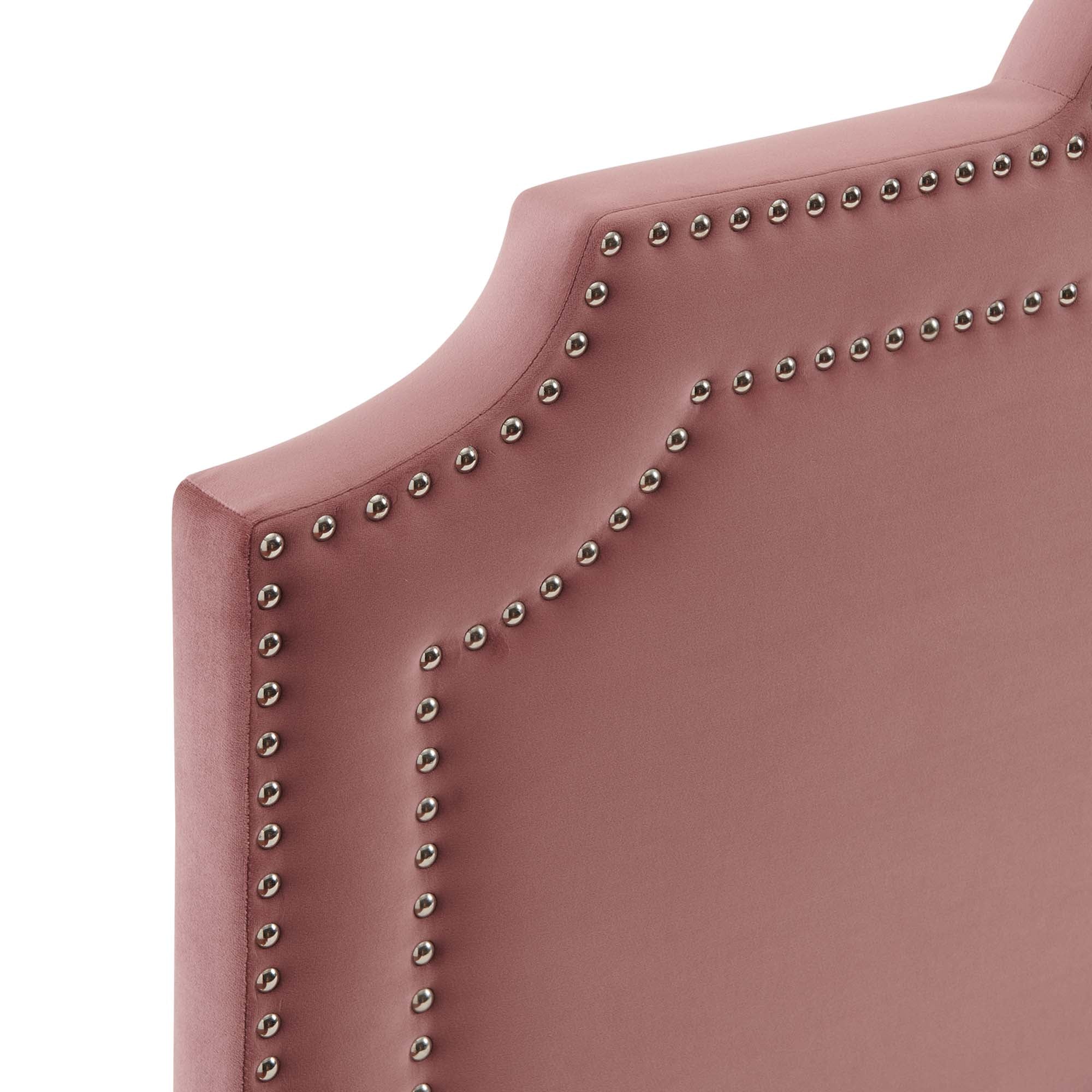 Fauteuil de salon en velours Ponder Performance