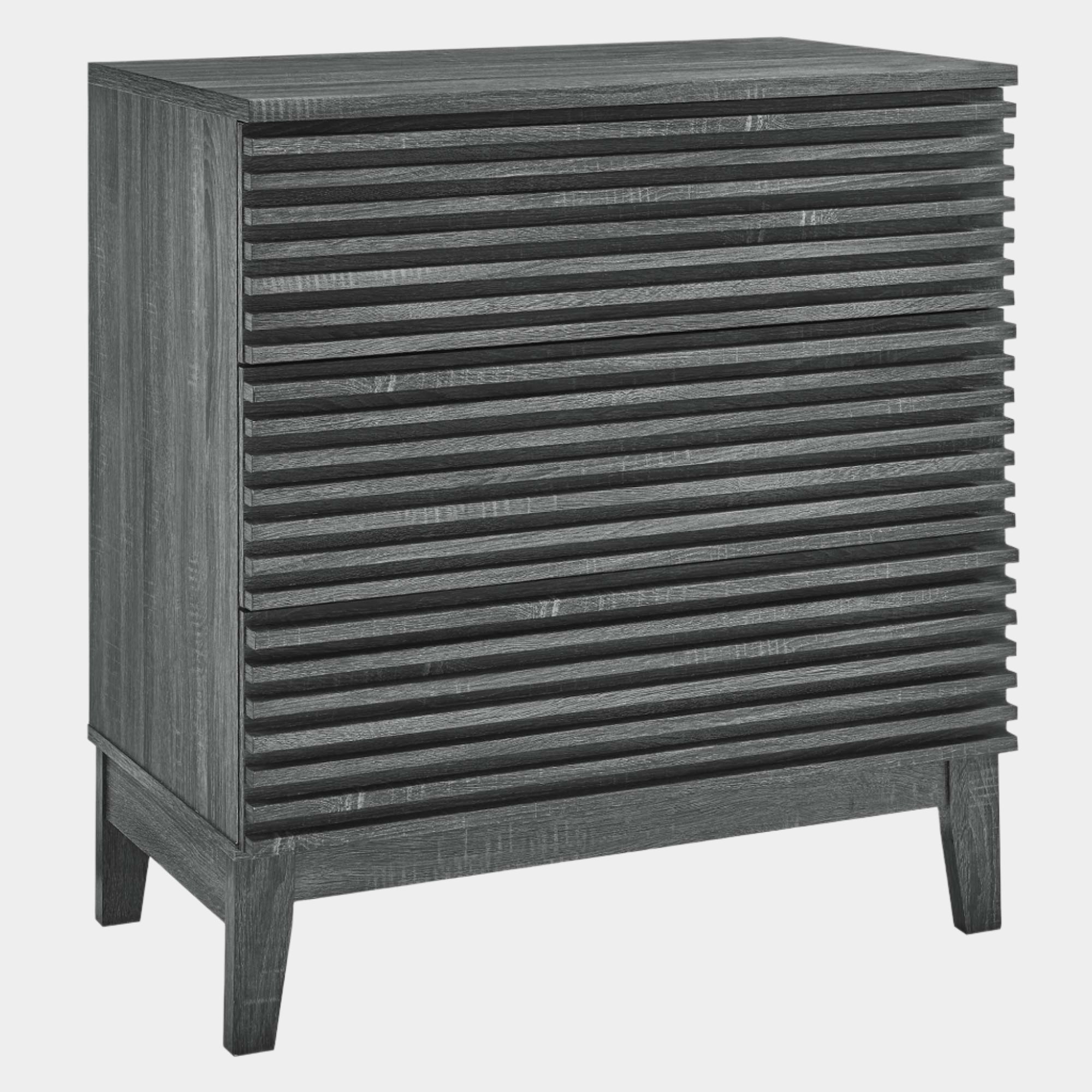 Render 3-Drawer Bachelor's Chest in Charcoal