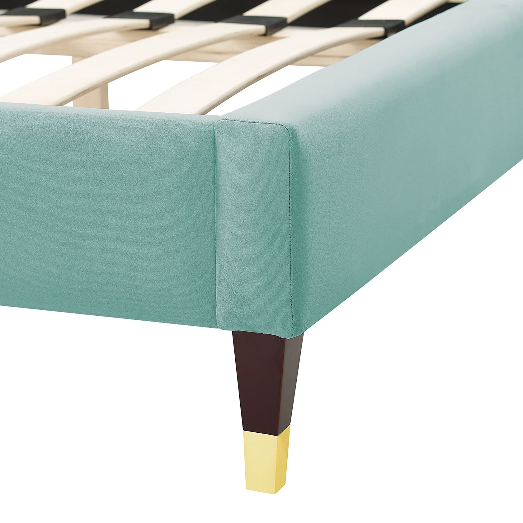 Fauteuil de salon en velours Ponder Performance
