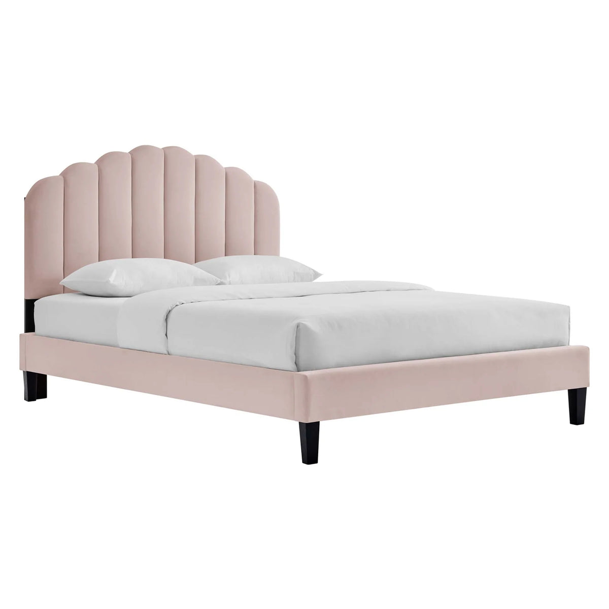 Fauteuil de salon en velours Ponder Performance