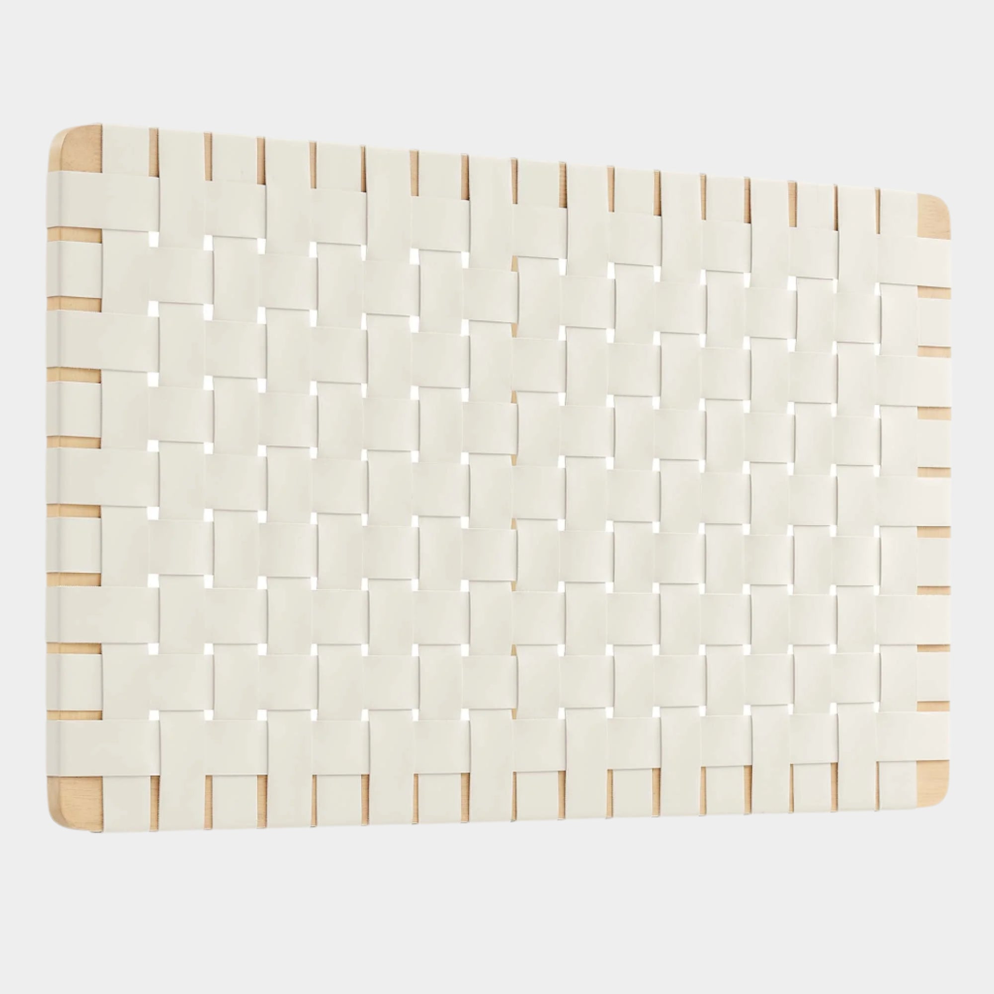 Sparta Weave Wall-Mount Vegan Leather Headboard