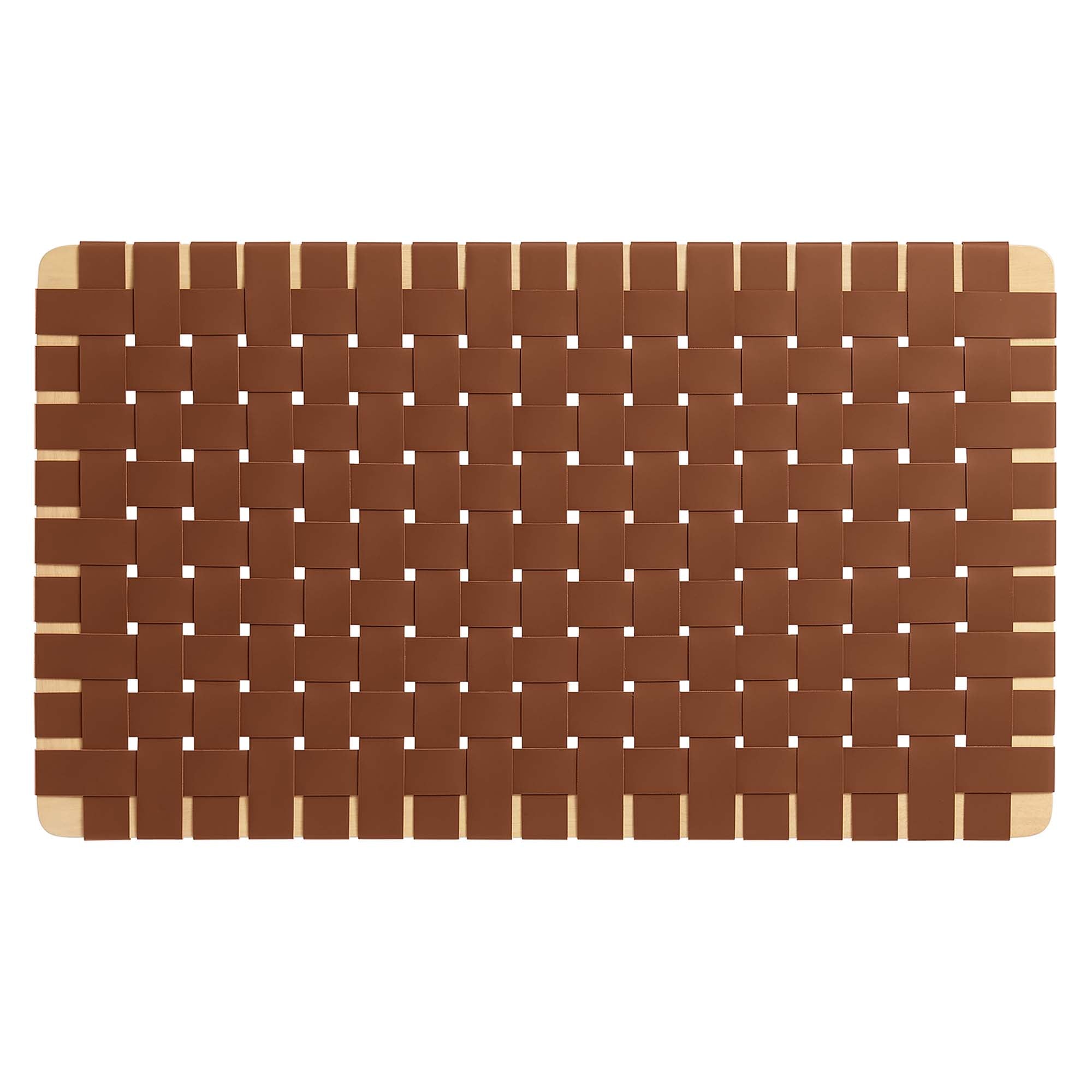 Sparta Weave Wall-Mount Vegan Leather Headboard