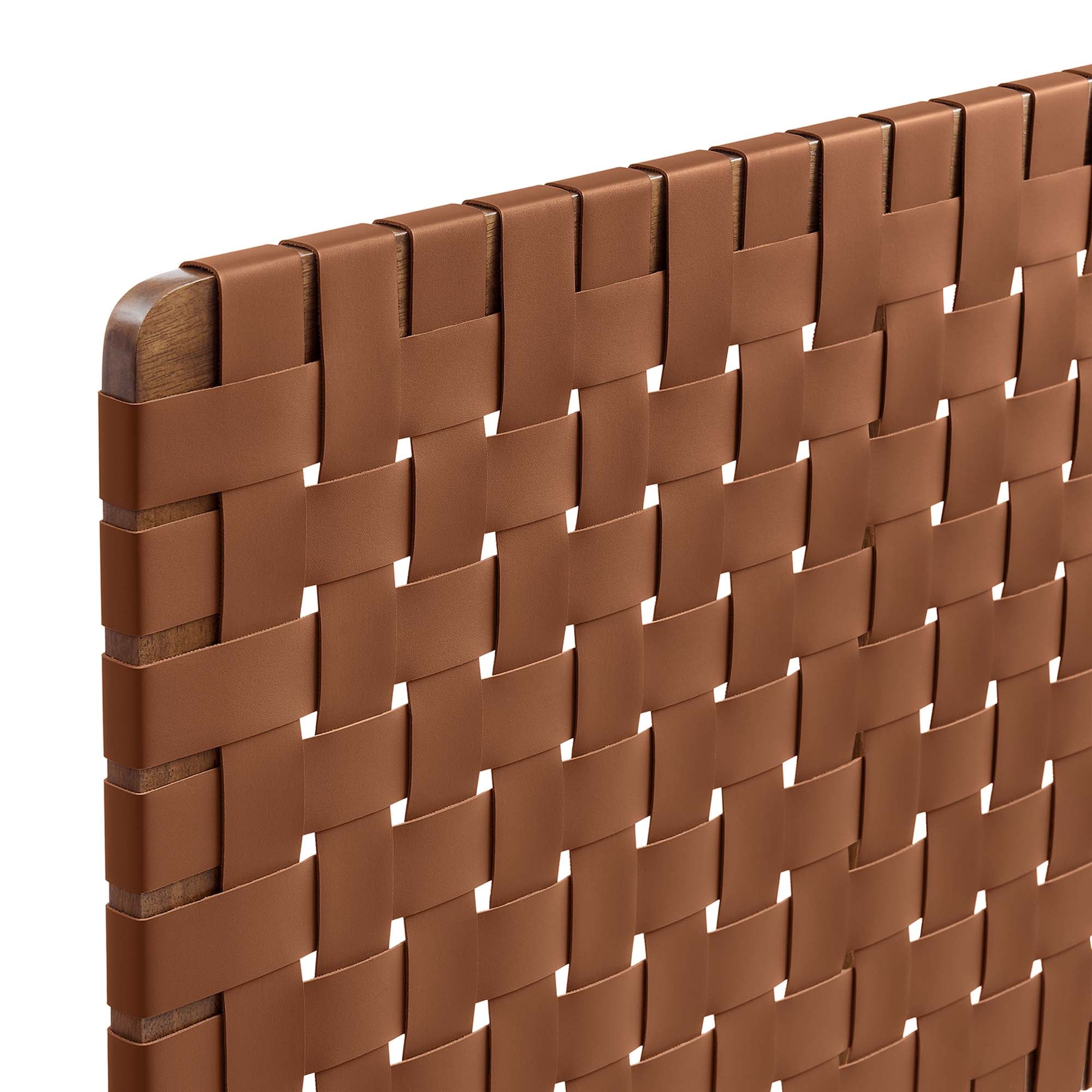 Sparta Weave Vegan Leather Headboard