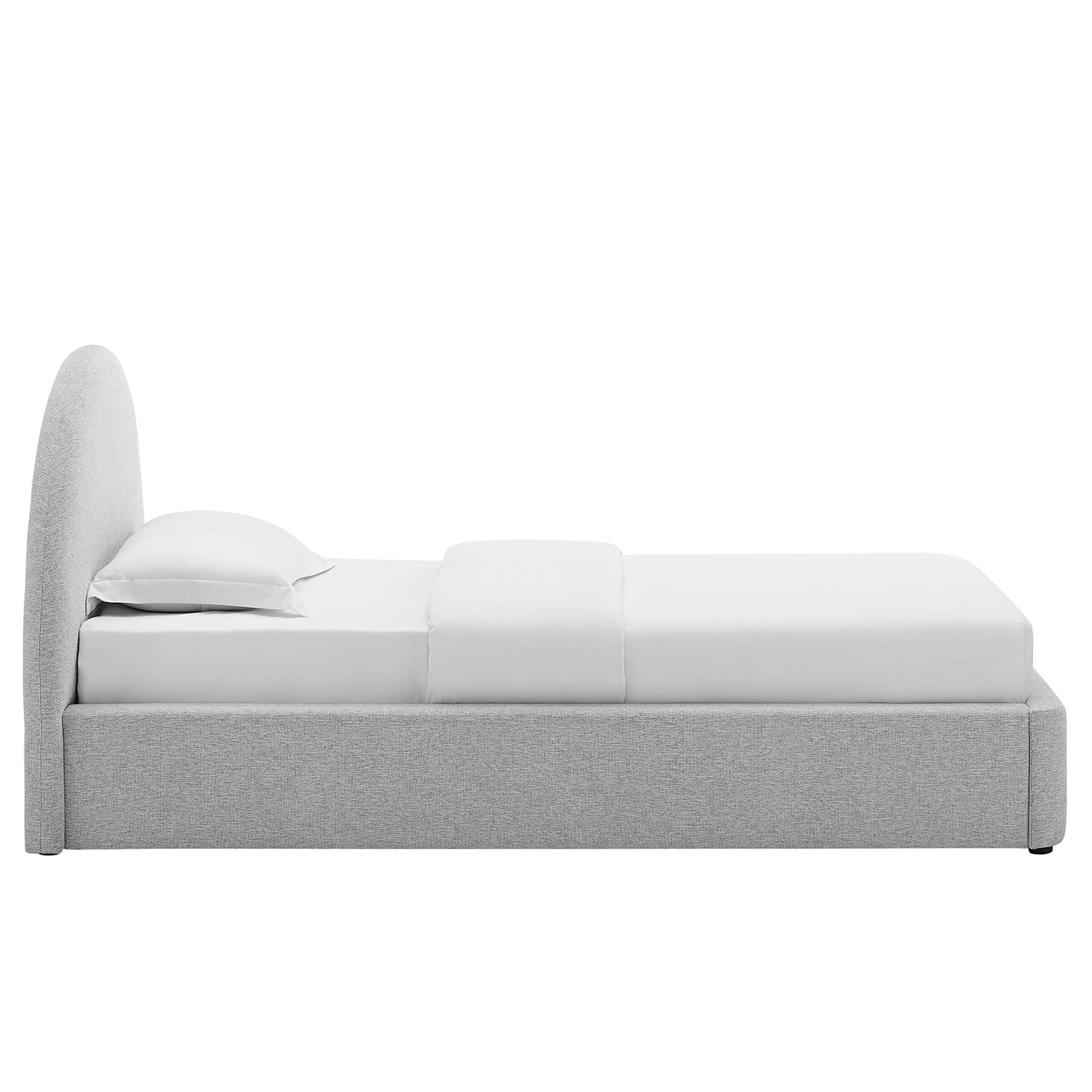 Fauteuil de salon en velours Ponder Performance