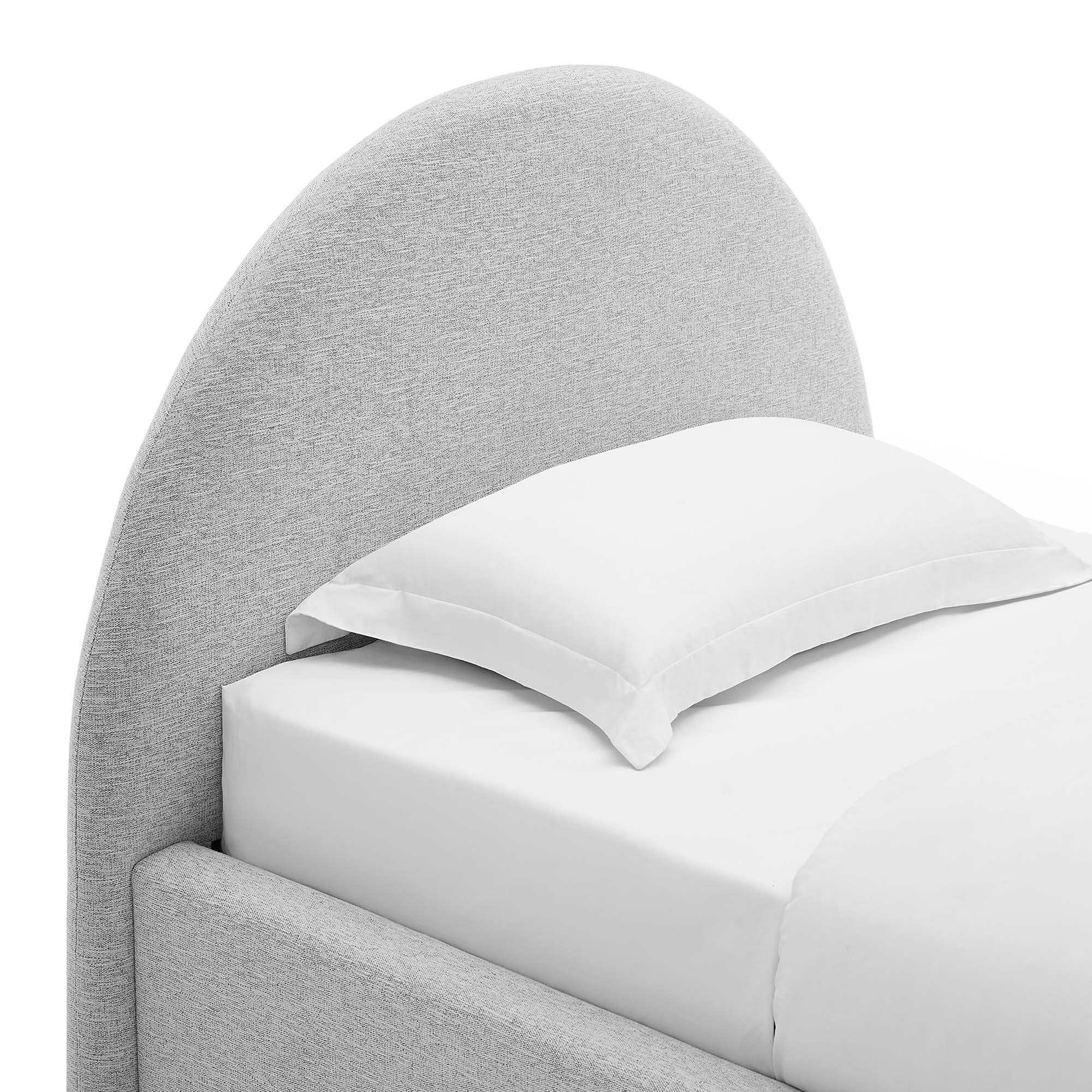 Fauteuil de salon en velours Ponder Performance