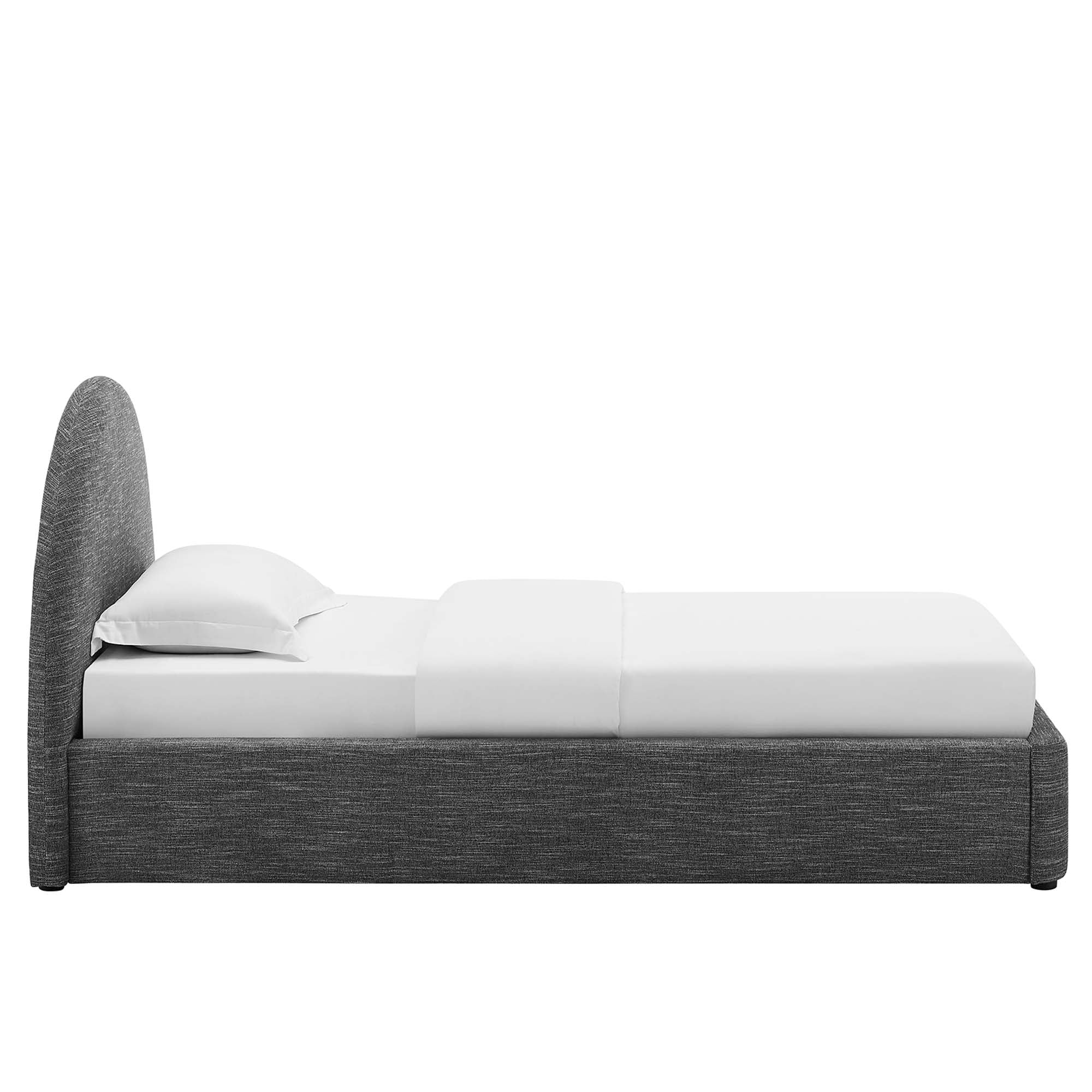 Fauteuil de salon en velours Ponder Performance