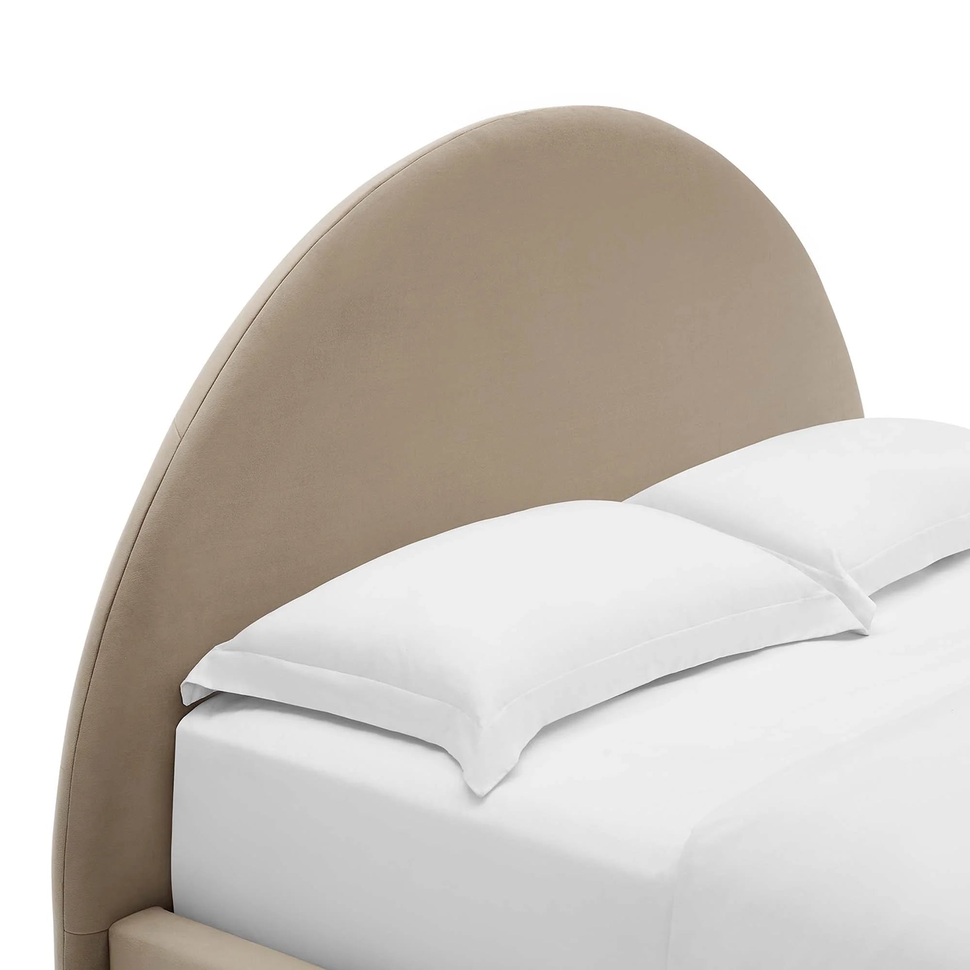 Fauteuil de salon en velours Ponder Performance