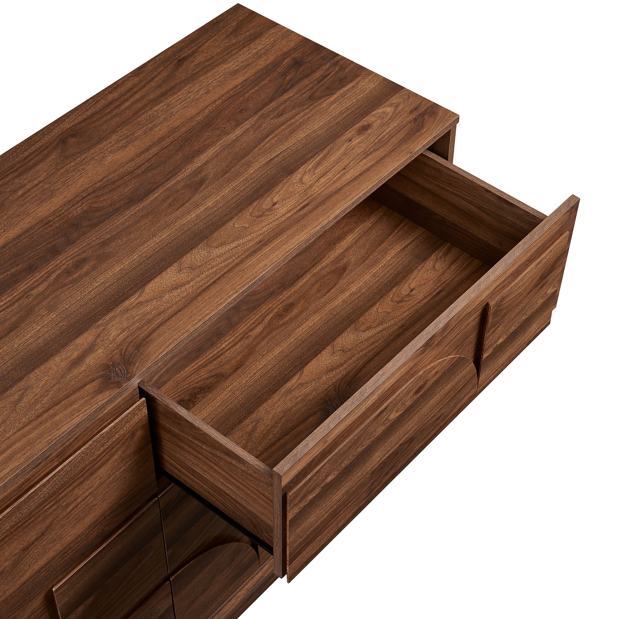 Bulwark 6-Drawer Dresser in Walnut