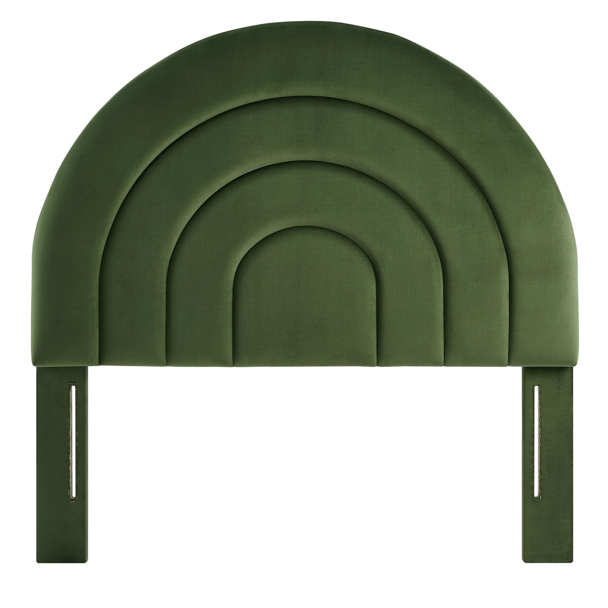 Solana Arched Performance Velvet Headboard