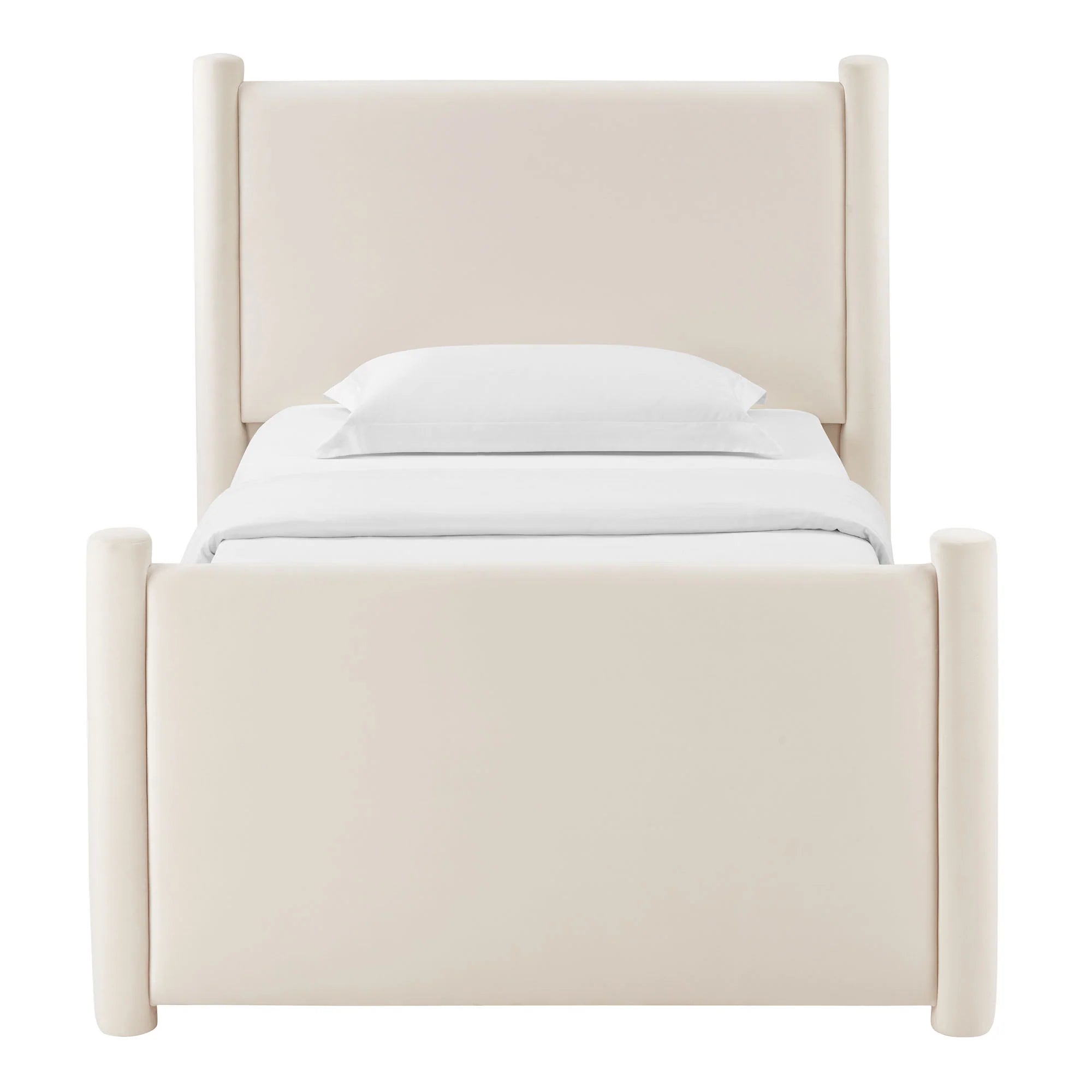 Fauteuil de salon en velours Ponder Performance