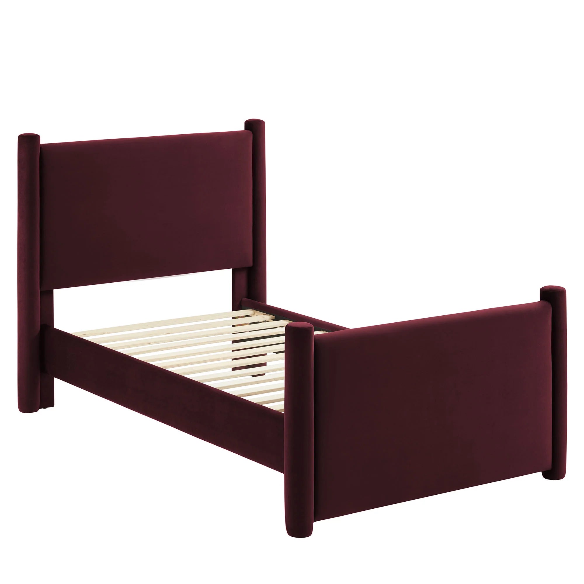 Fauteuil de salon en velours Ponder Performance